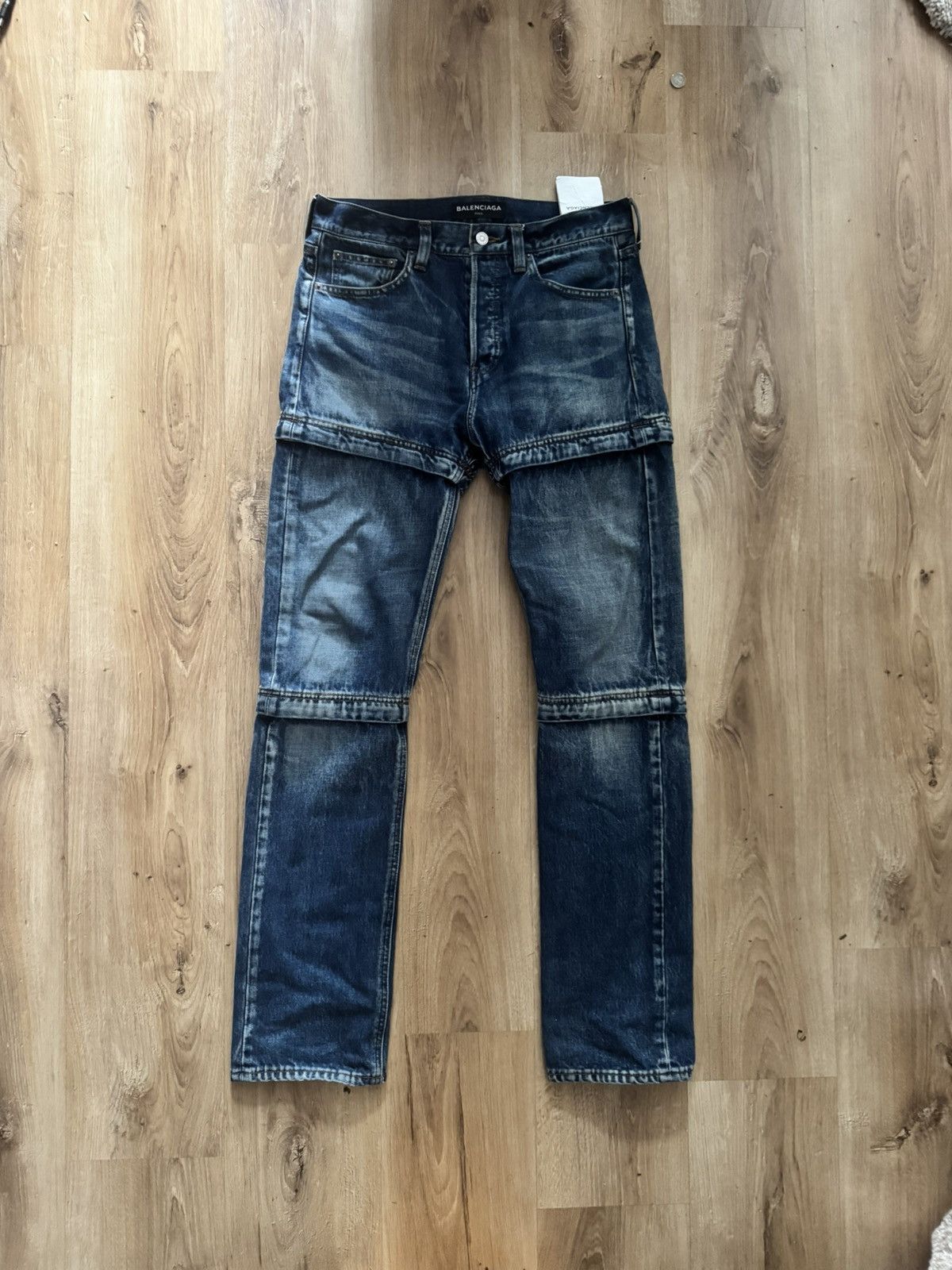 Balenciaga Balenciaga SS18 convertible jeans | Grailed