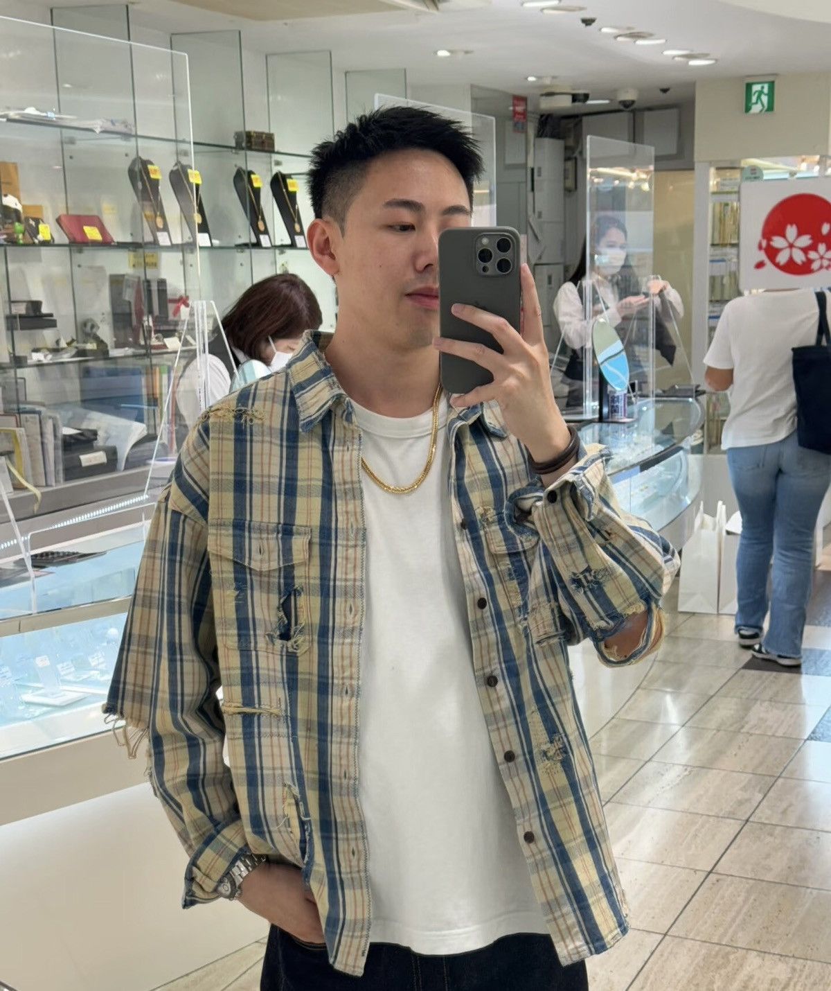Visvim VISVIM 22SS PIONEER CHECK L/S CRASH Plaid Destroyed Shirt Size US S / EU 44-46 / 1 - 5 Thumbnail