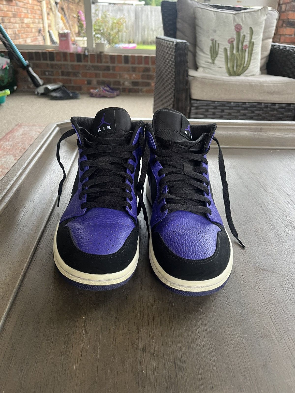 Jordan Brand Jordan 1 Mid Dark Concord Size US 10.5 / EU 43-44 - 3 Thumbnail