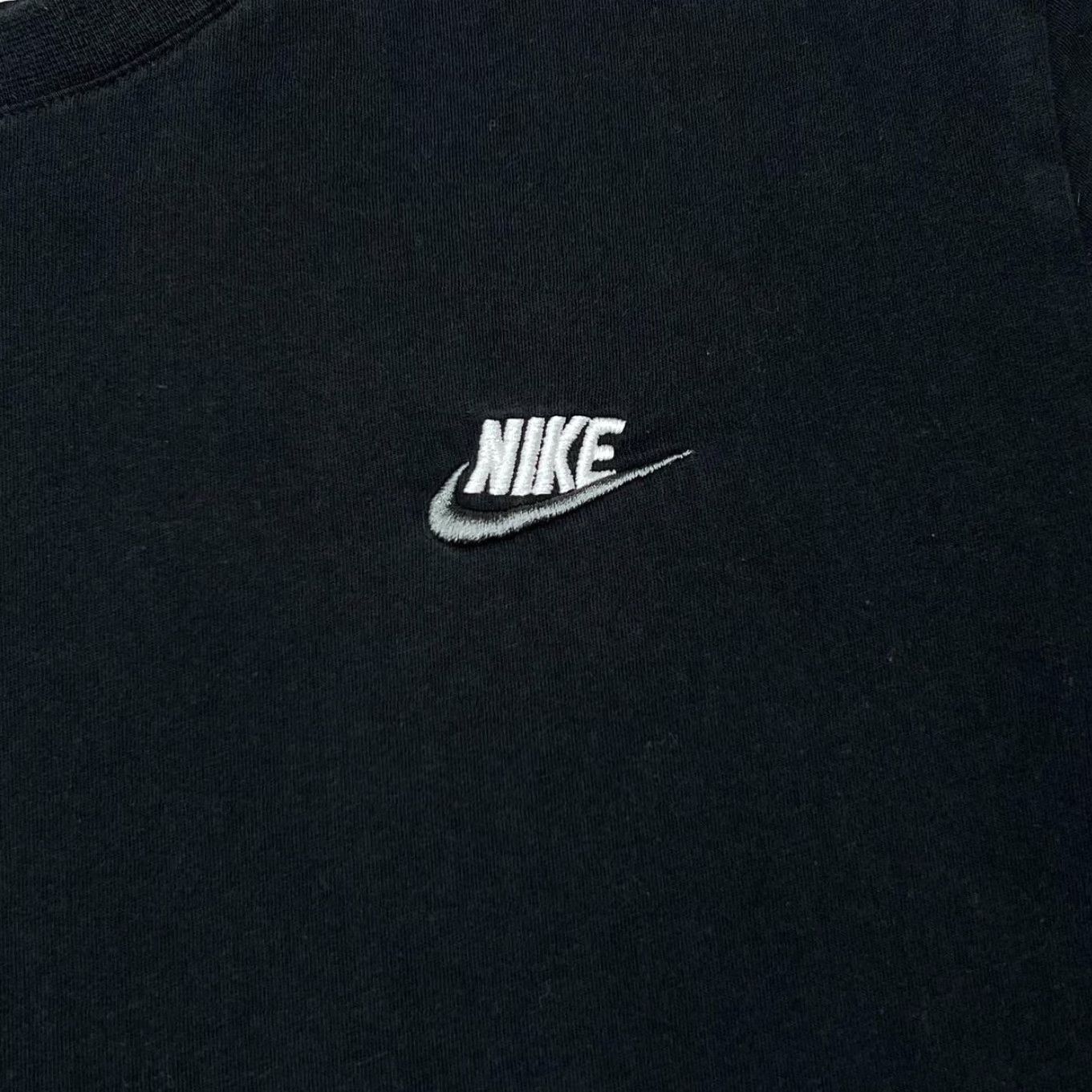 Nike Nike Classic Basic Embroidered Mini Logo Short Sleeve Cotton Black T-Shirt XL Men Size US XL / EU 56 / 4 - 4 Thumbnail