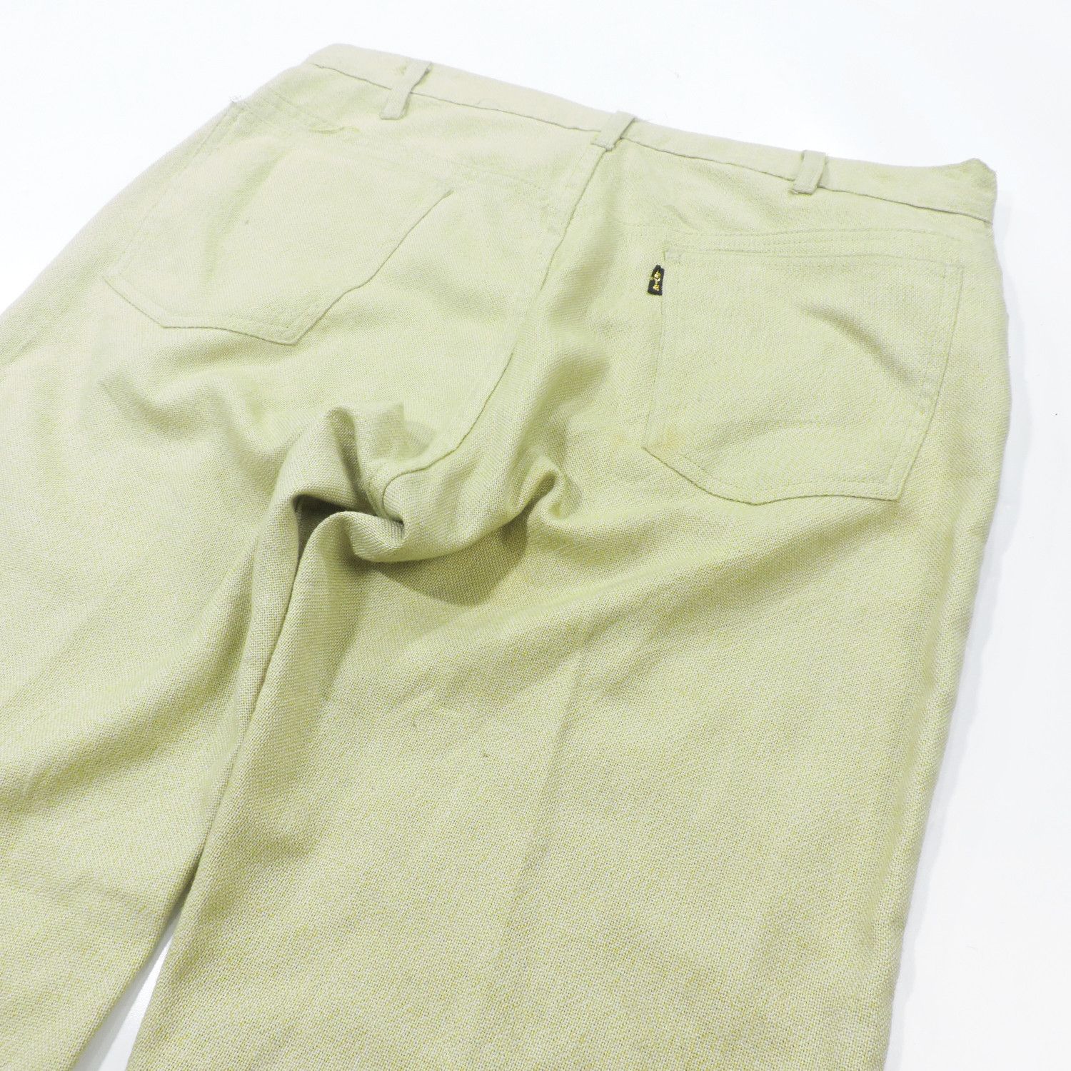 Levi's 60'S LEVI'S STA-PREST KHAKI BIG E GOLD TAB LONG PANTS Size US 30 / EU 46 - 13 Thumbnail