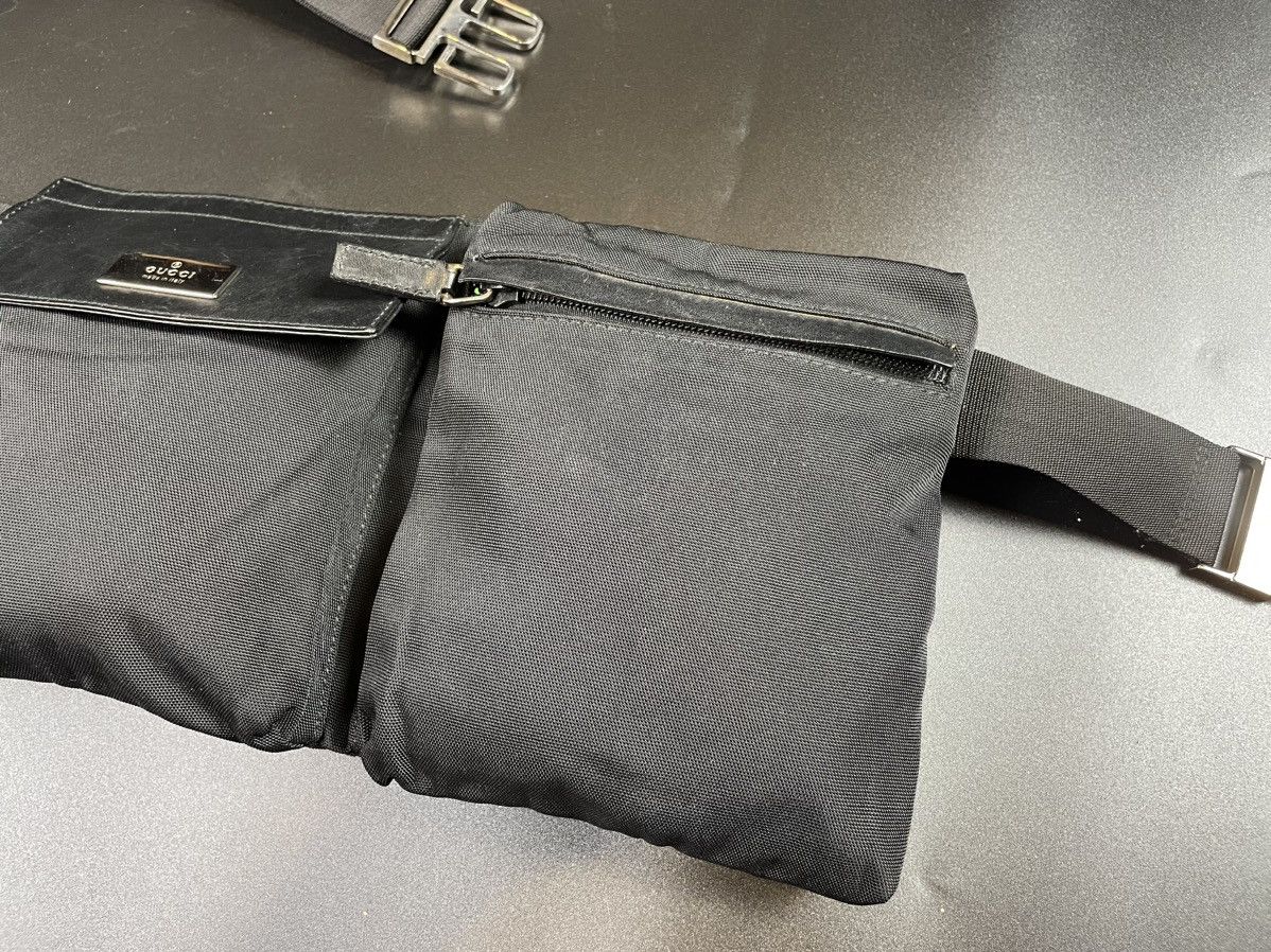 Gucci Gucci Black Nylon Belt Bag Size ONE SIZE - 5 Thumbnail