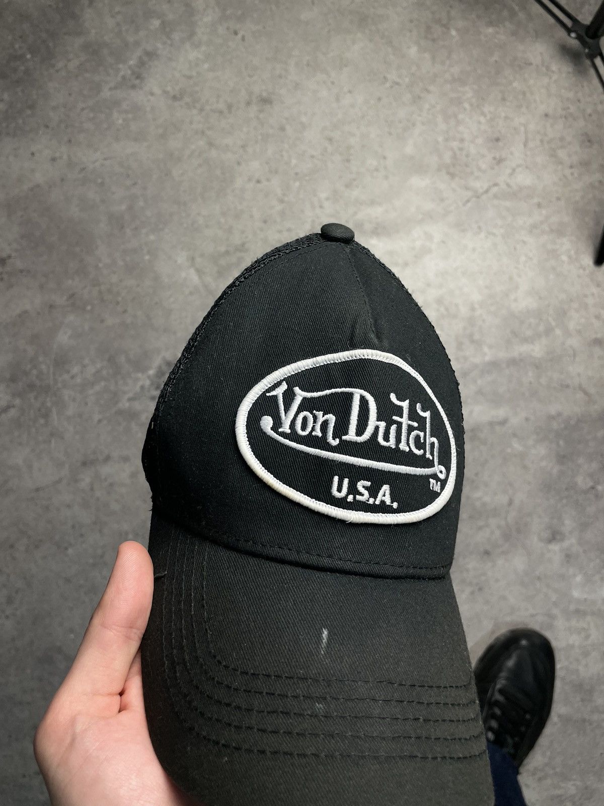 Von Dutch 🖤 Vintage Von Dutch cap Y2K Dad hat Trucker cap Size ONE SIZE - 2 Thumbnail