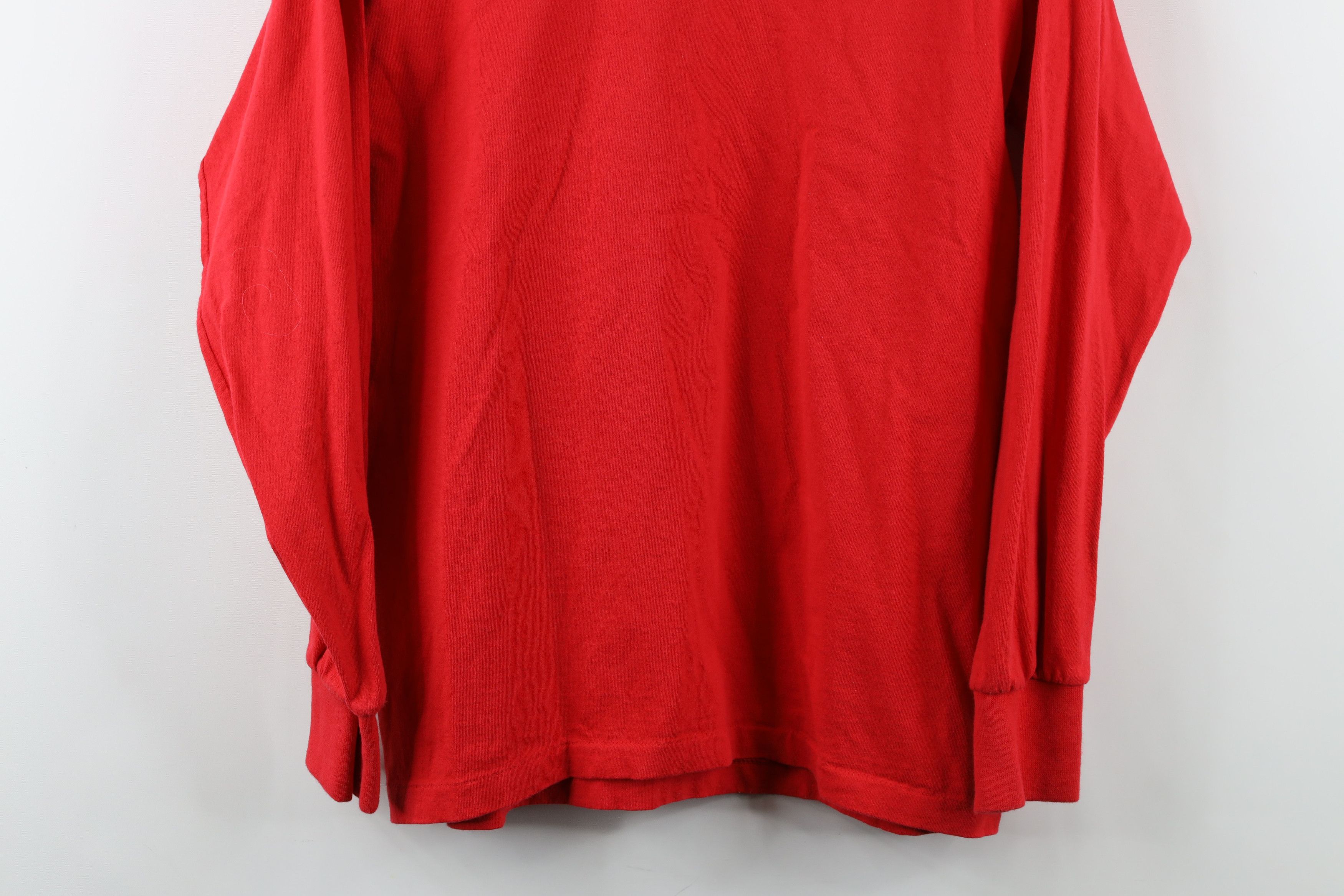 Vintage Vintage 90s Detroit Red Wings Hockey Turtleneck T-Shirt Size S / US 4 / IT 40 - 3 Thumbnail