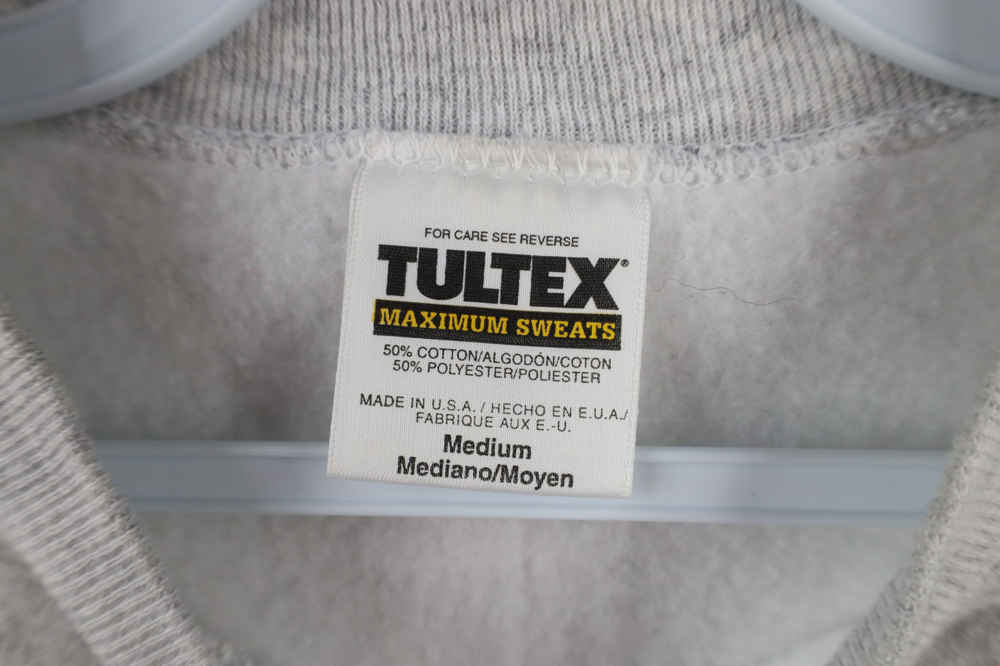 Vintage Vintage 90s Streetwear Crewneck Sweatshirt Heather Gray USA Size US M / EU 48-50 / 2 - 4 Thumbnail
