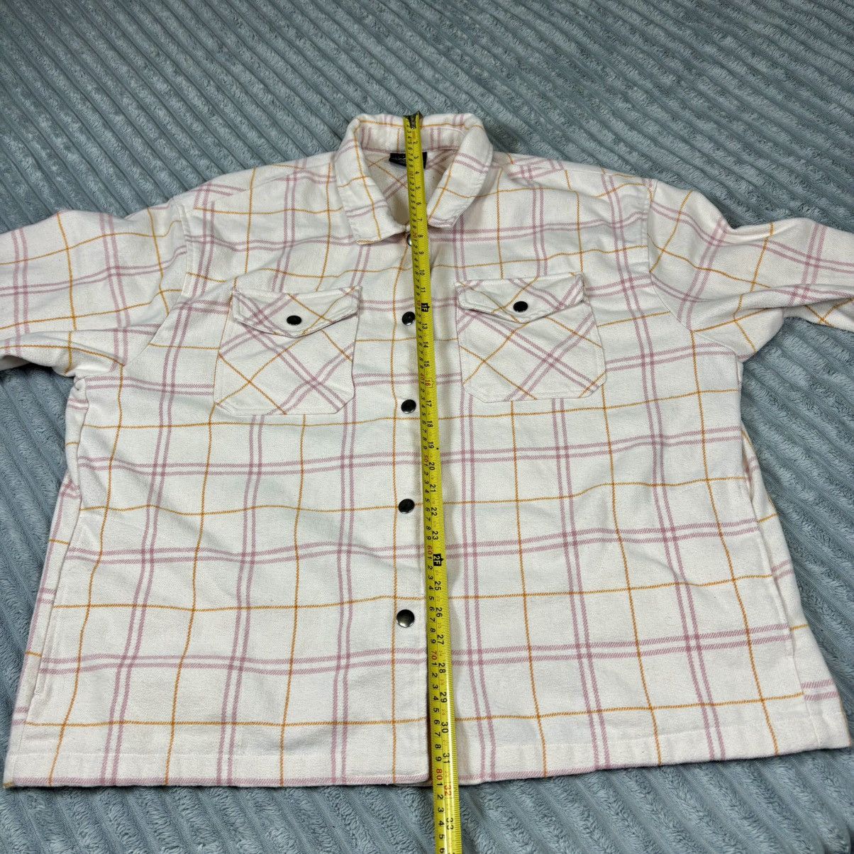 Other HFX women's long sleeve cozy plaid shacket shirt jacket XL Size XL / US 12-14 / IT 48-50 - 6 Thumbnail