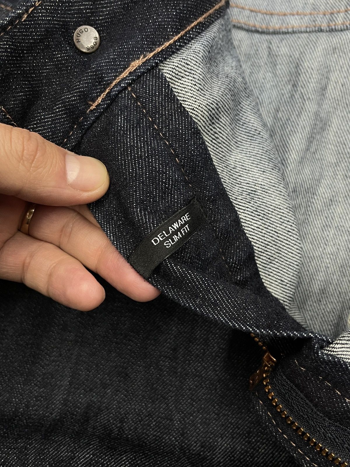 Hugo × Hugo Boss Mens Hugo Boss Delaware Denim Jeans Navy Size 34 Size US 34 / EU 50 - 11 Thumbnail