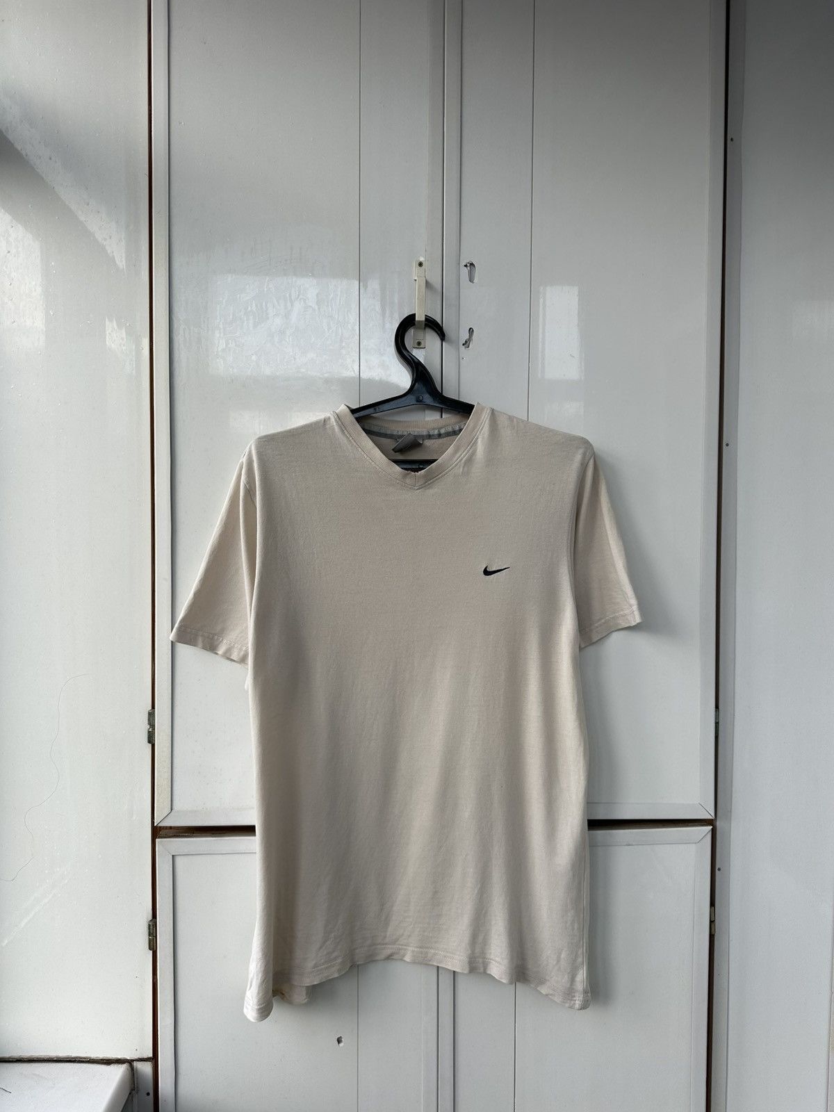 Nike Vintage Beige Nike T-shirt Logo Size US M / EU 48-50 / 2 - 1 Thumbnail