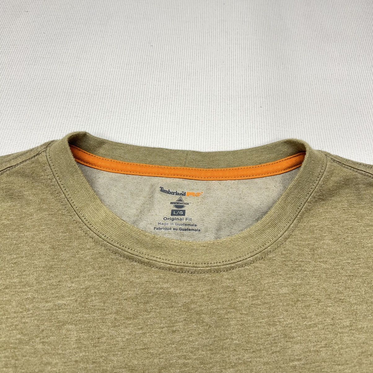 Timberland Timberland Pro Tee Shirt Green Pocket Wickwork Original Fit Size US L / EU 52-54 / 3 - 4 Thumbnail