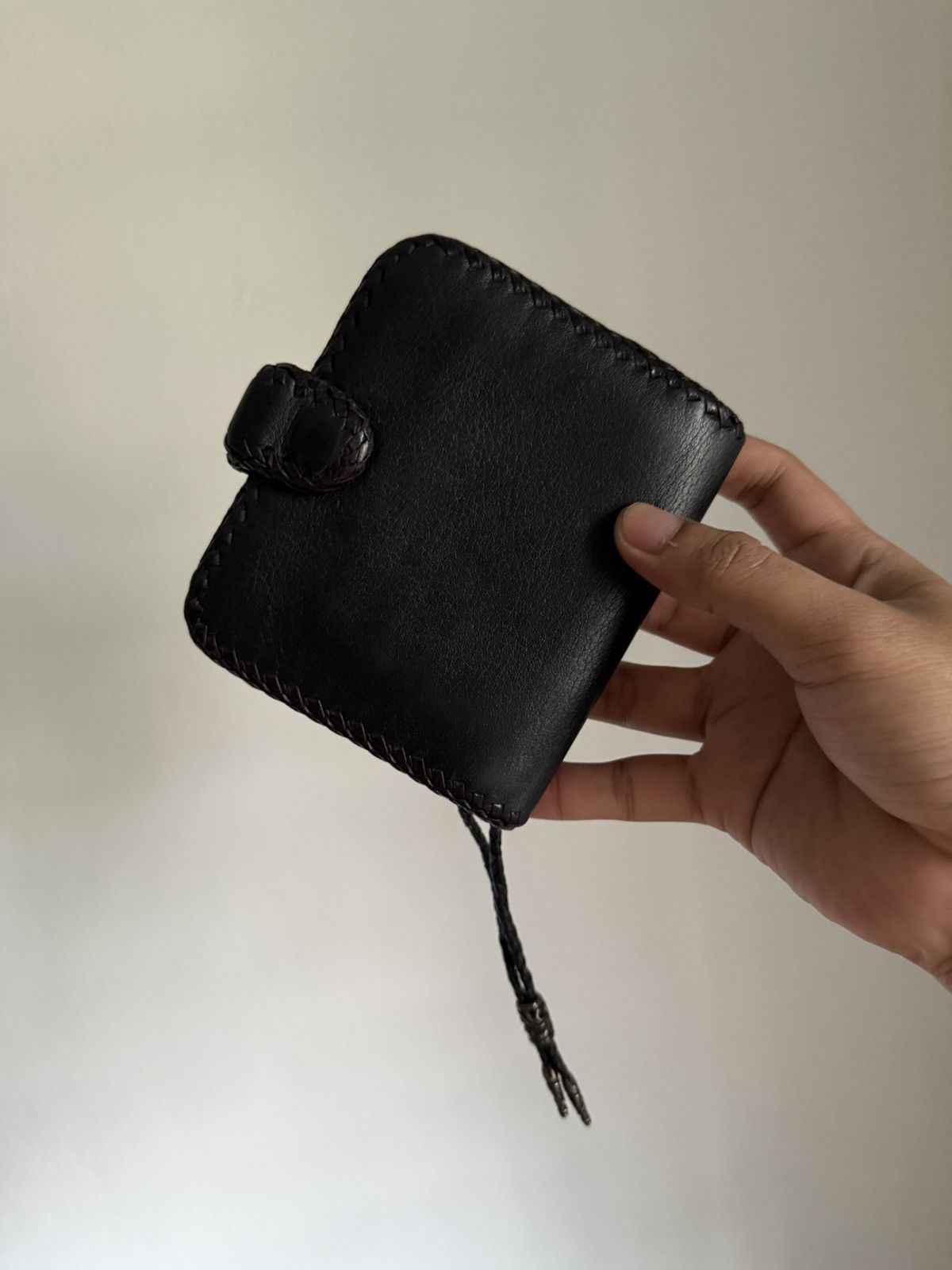 Japanese Brand black stingray leather biker wallet featuring a gothic cross Size ONE SIZE - 4 Thumbnail