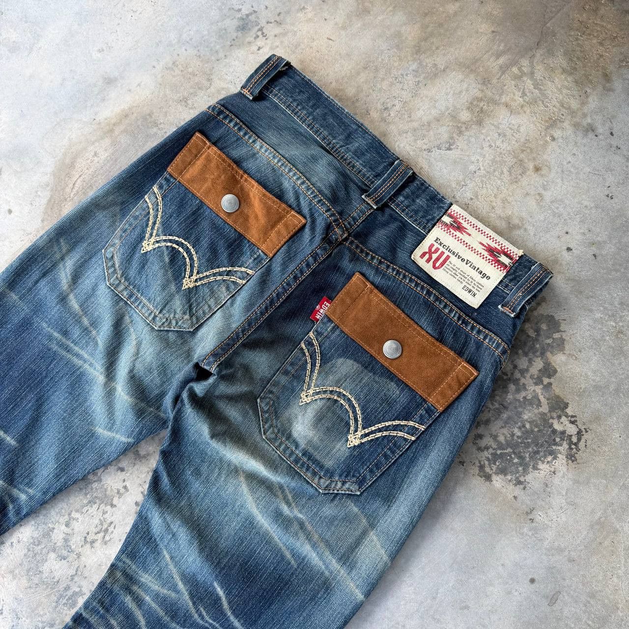 Edwin Archival Edwin Japan Distressed Exc.Vintage XU Multi-Pocket Size US 32 / EU 48 - 12 Thumbnail
