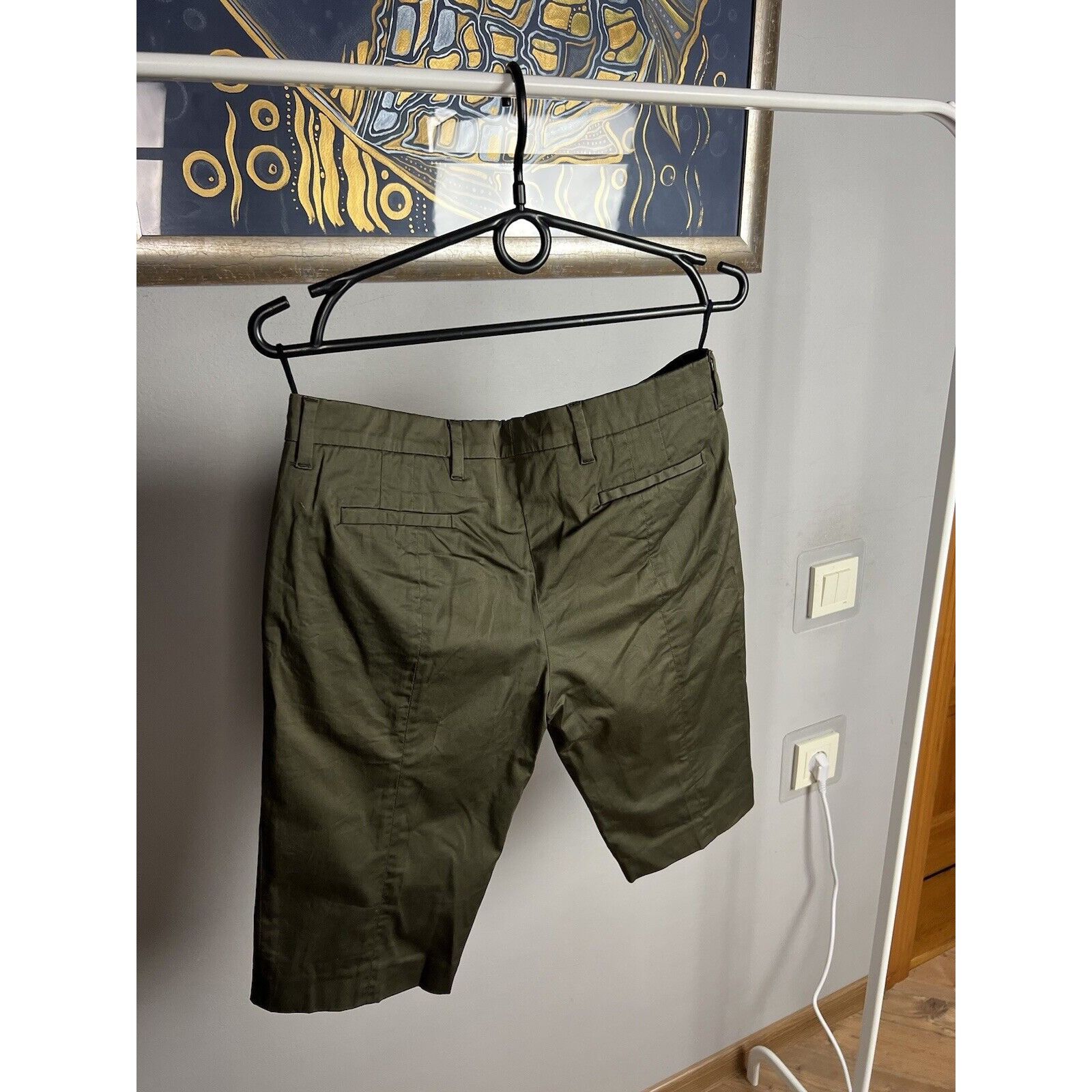Prada MINT! Prada Khaki Green Unisex Dress Chino Shorts Size 42 Size 28" / US 6 / IT 42 - 5 Thumbnail