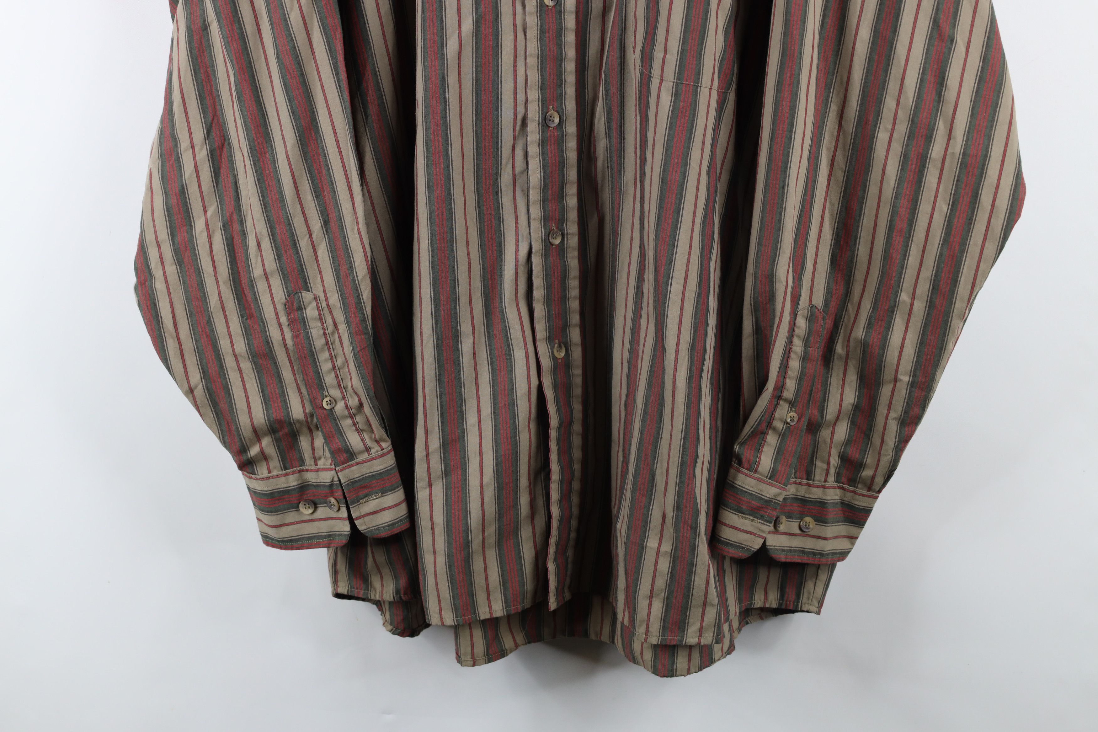 Vintage Vintage 90s Streetwear Block Collared Button Down Shirt Size US XL / EU 56 / 4 - 3 Thumbnail