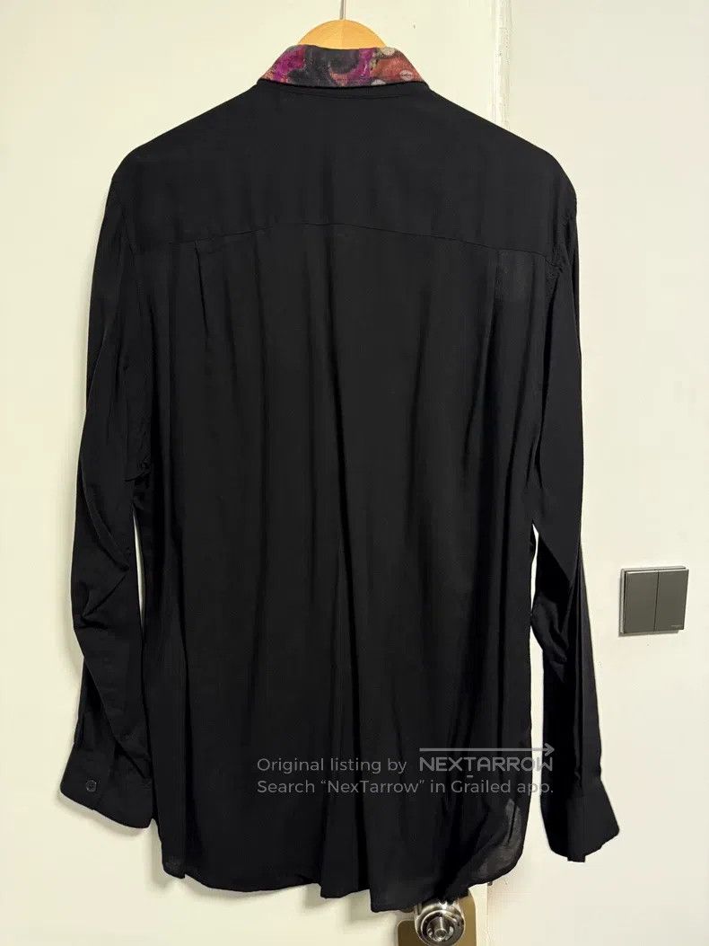 Yohji Yamamoto YOHJI YAMAMOTO Velvet Patchwork Shirt Size US L / EU 52-54 / 3 - 6 Thumbnail