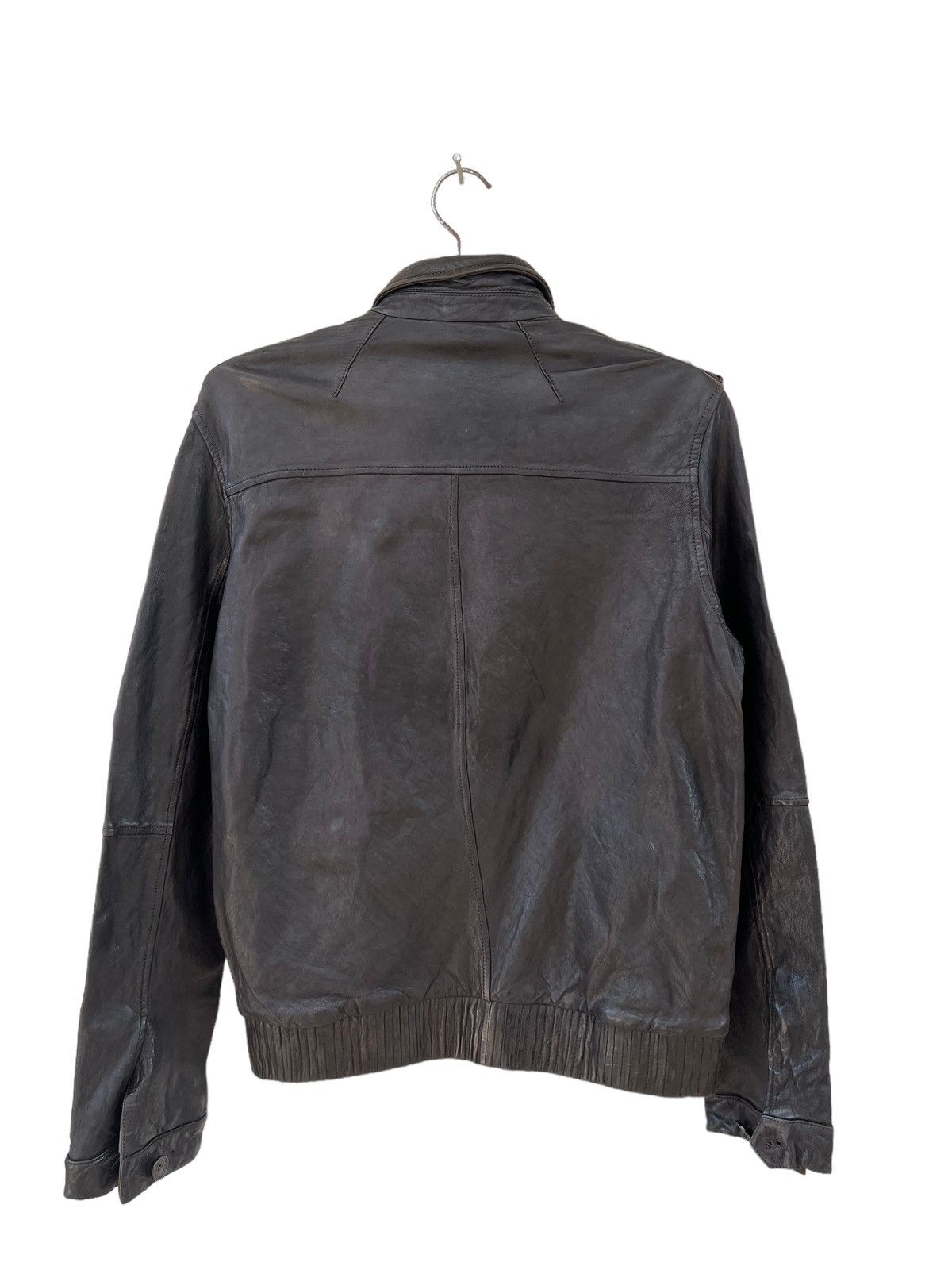 Allsaints SS 08 AllSaints Spitalfields Patina Leather Snitch Jacket Size US M / EU 48-50 / 2 - 12 Thumbnail
