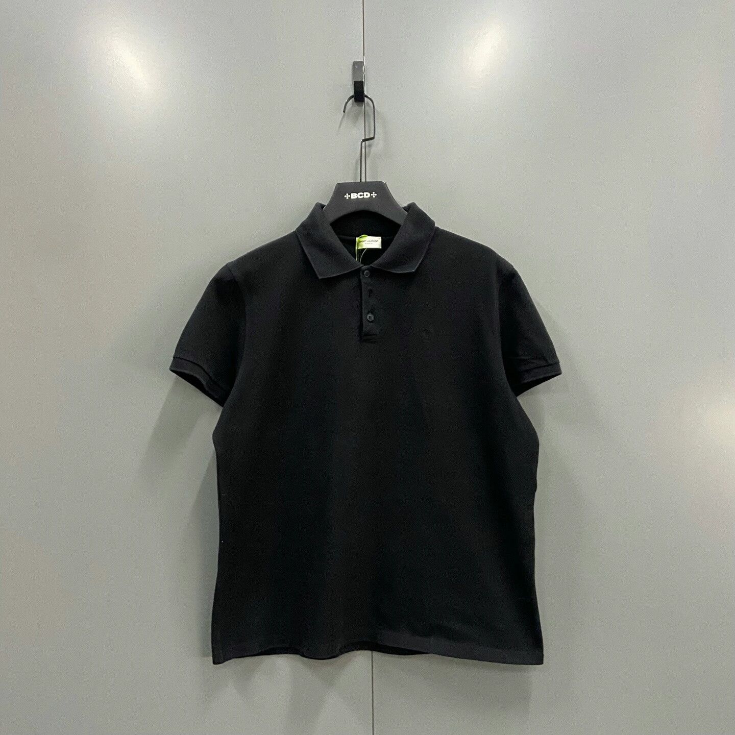 Saint Laurent Paris Saint Laurent Chest Logo Embroidered Tee Size US XL / EU 56 / 4 - 1 Thumbnail