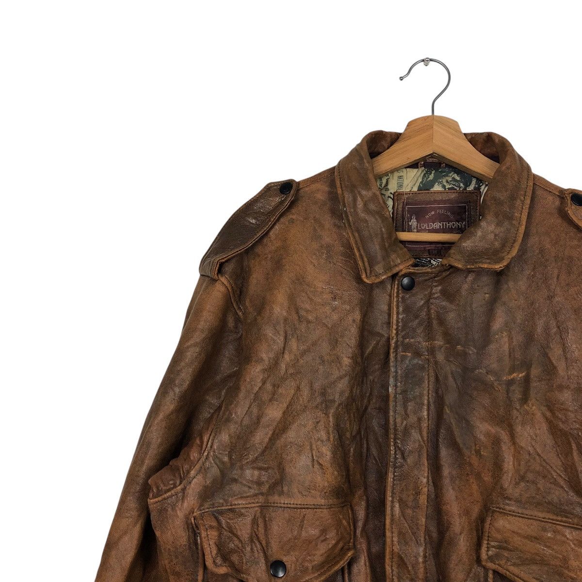 Japanese Brand 📌Vintage Genuine Leather Jacket Loldanthony Issey Miyake Size US M / EU 48-50 / 2 - 7 Thumbnail