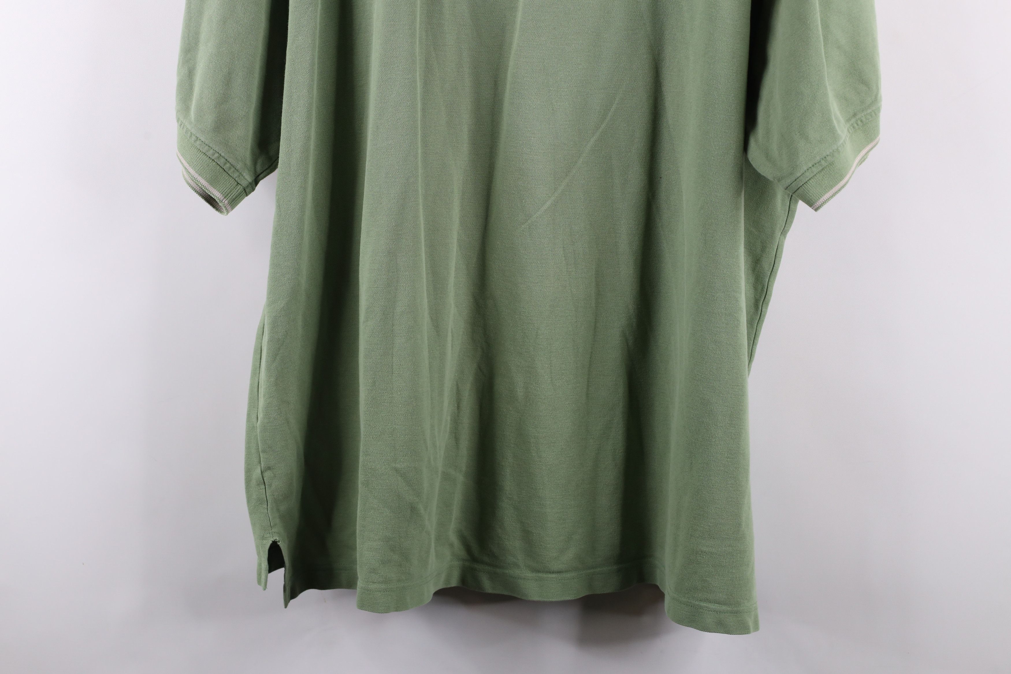 Columbia × Vintage Vintage 90s Columbia Out Pique Cotton Knit Polo Shirt Green Size US XXL / EU 58 / 5 - 14 Thumbnail
