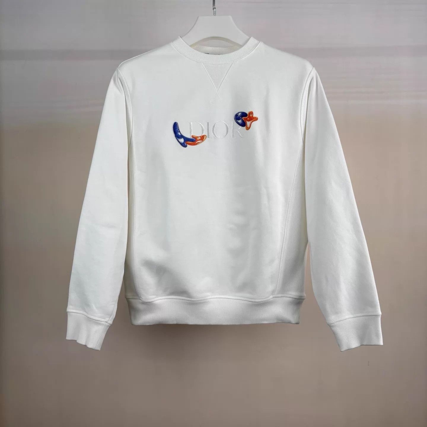Dior Dior x Kenny Scharf White Sweatshirt M (New) Size US M / EU 48-50 / 2 - 1 Thumbnail