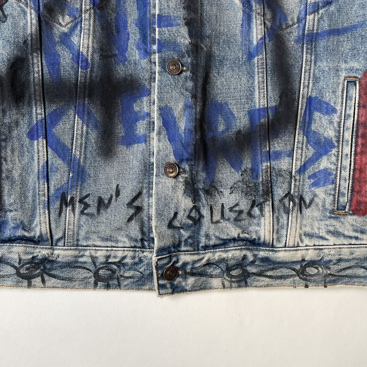 Balenciaga 2018 ‘Grafitti’ Denim Jacket Size US M / EU 48-50 / 2 - 11 Thumbnail