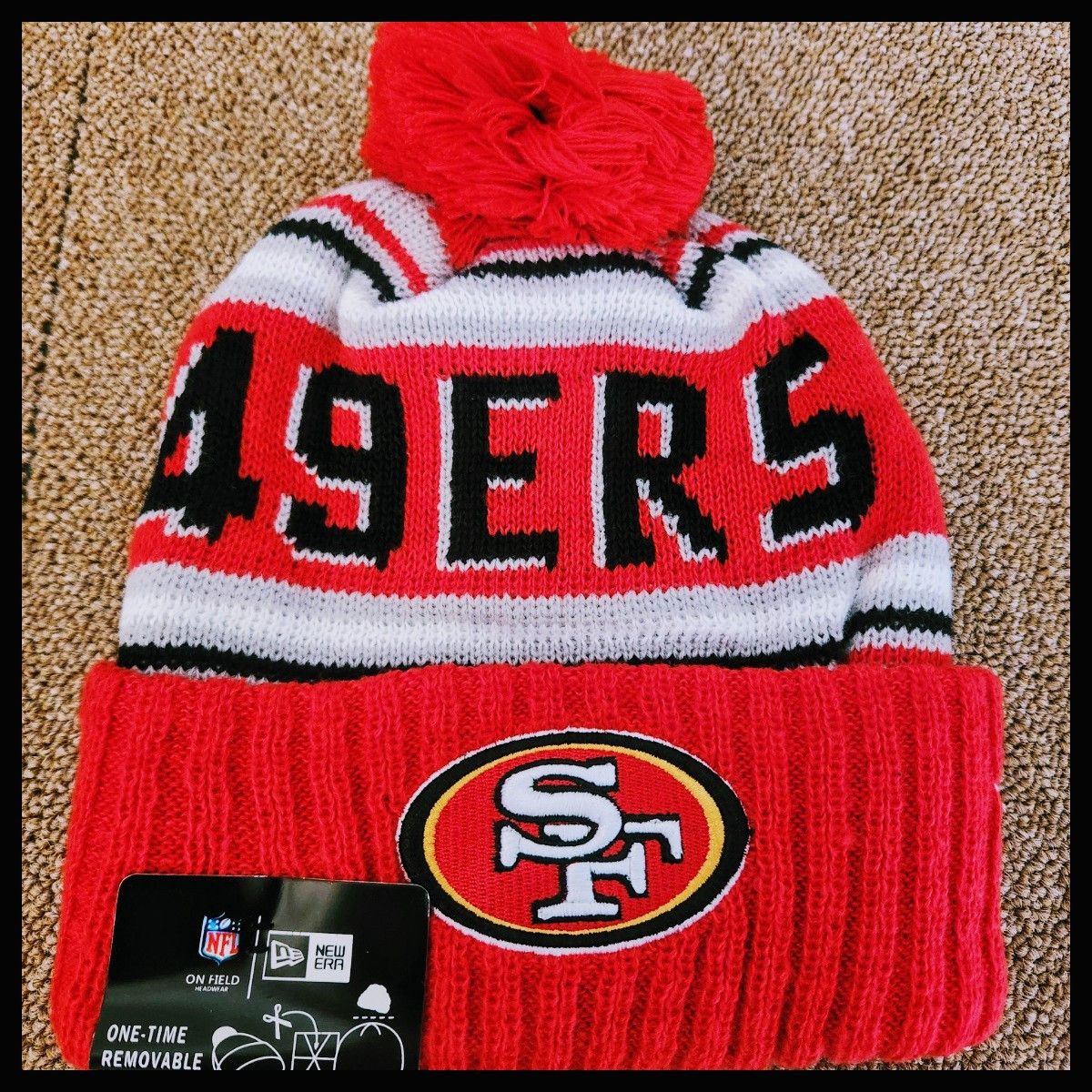 New Era SAN FRANCISCO 49ERS NFL FOOTBALL BEANIE HAT. Size ONE SIZE - 1 Preview