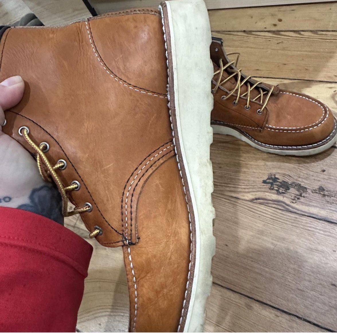 Red Wing Red Wing Women's Short Boot in Oro Legacy Leather Size US 7.5 / IT 37.5 - 2 Thumbnail