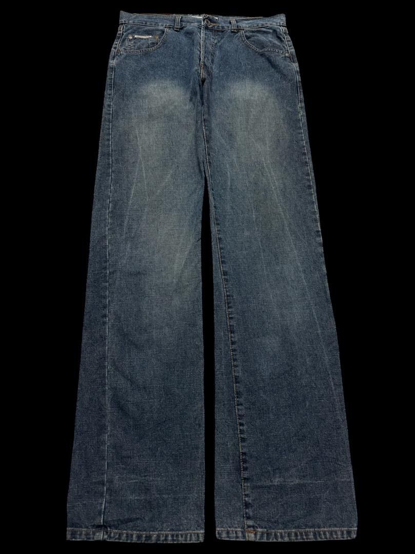 BAGGY 90s Rica Lewis Designer Sick Mudwash Distres Dark Jean