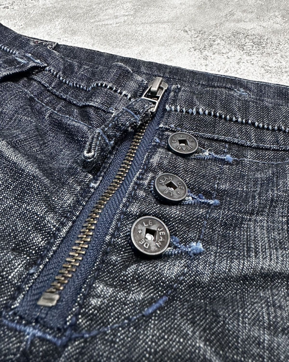 Marithe + Francois Girbaud × Vintage Marithe Francois Girbaud Laced Up Skinny Jeans Size US 27 - 7 Thumbnail