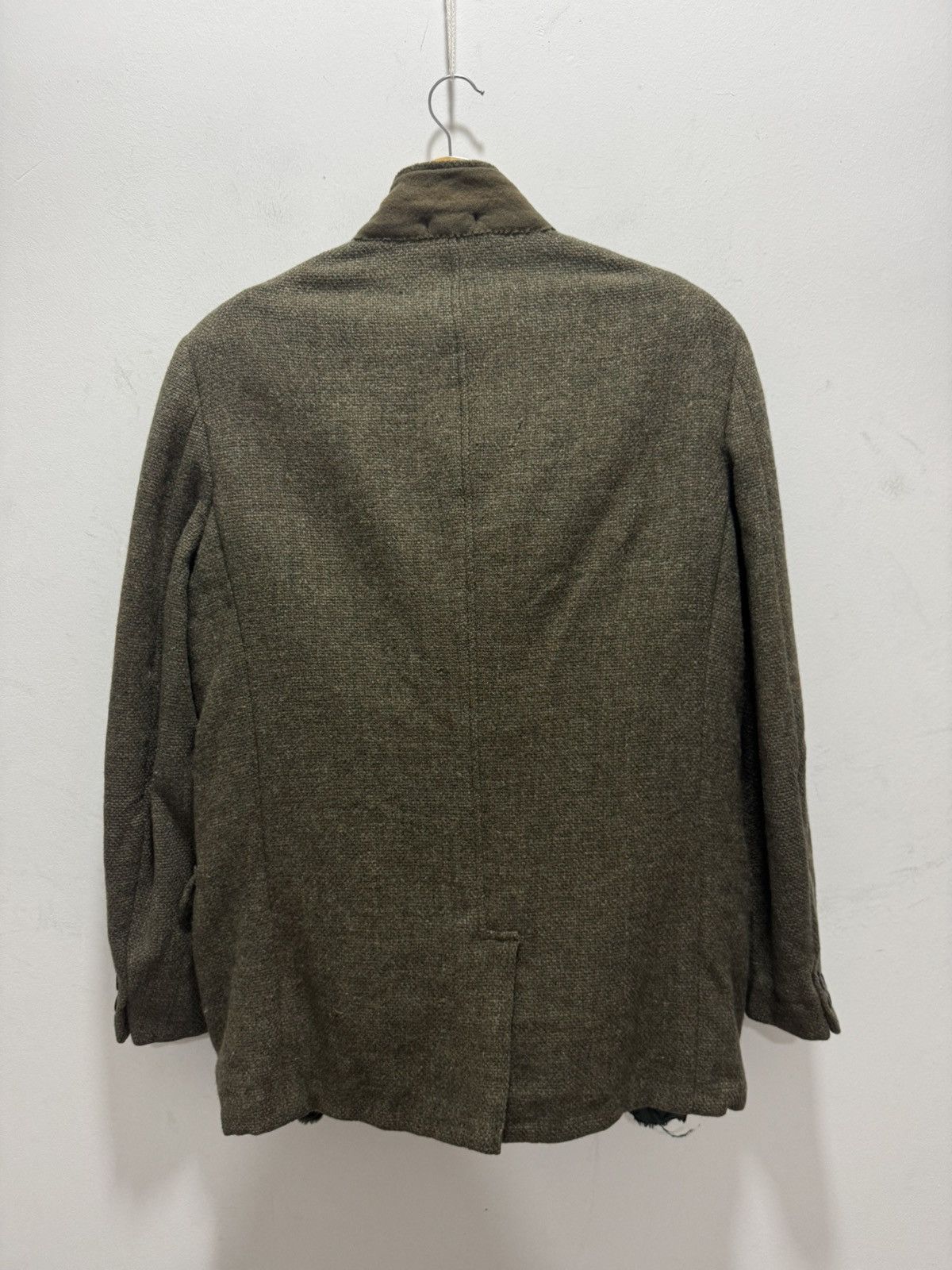 Designer × Harris Tweed DISTRESSED HARRIS TWEED HAND WOVENWOOL BLAZER JACKET Size US S / EU 44-46 / 1 - 9 Thumbnail