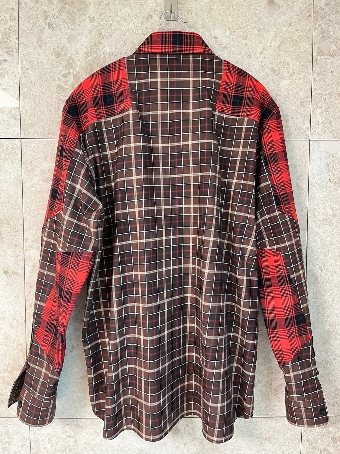 Givenchy Givenchy Shoulder Patch Flannel Shirt Size US L / EU 52-54 / 3 - 2 Thumbnail