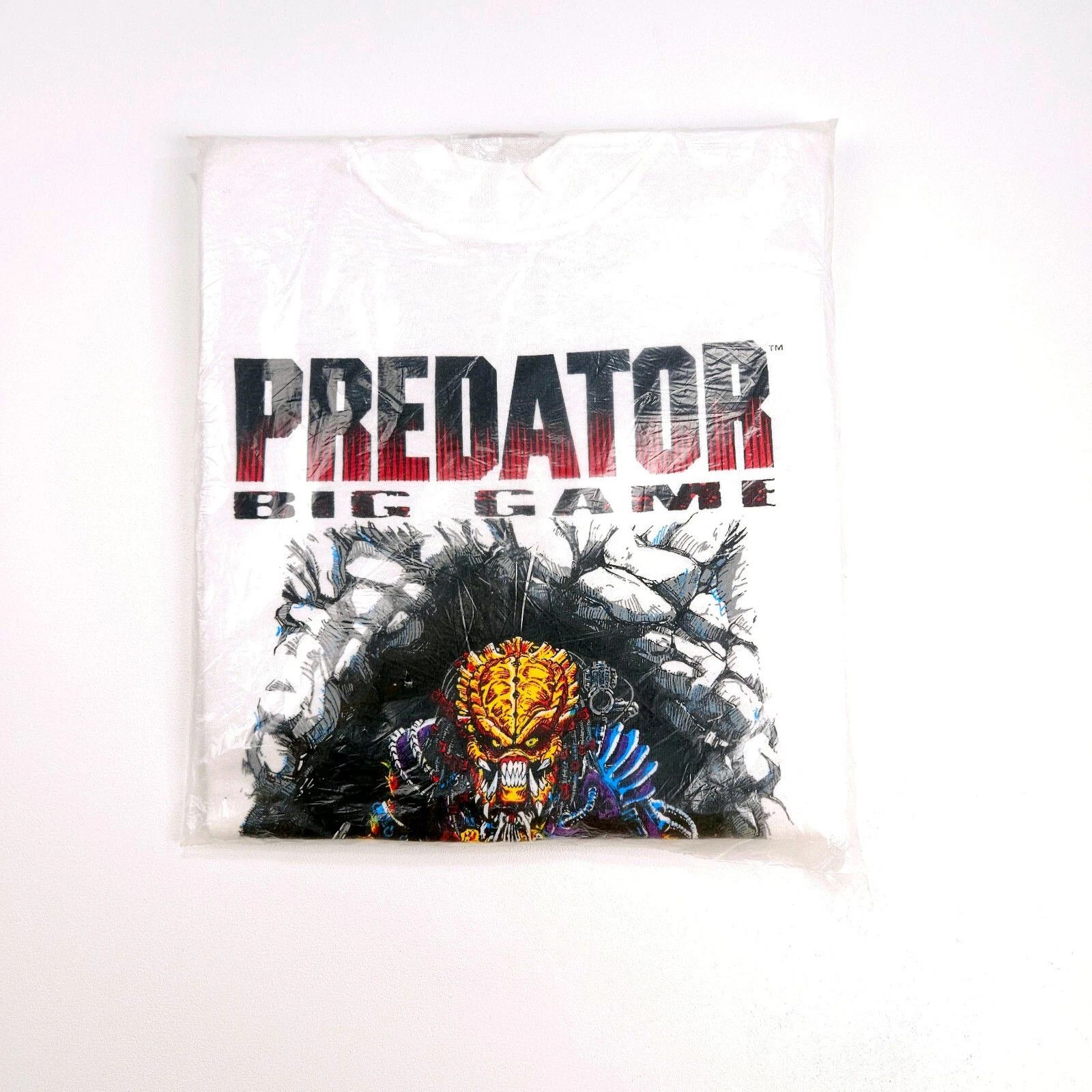 Vintage Vintage Predator Movie Shirt New M Big Game 90s Single 1991 Size US M / EU 48-50 / 2 - 2 Thumbnail