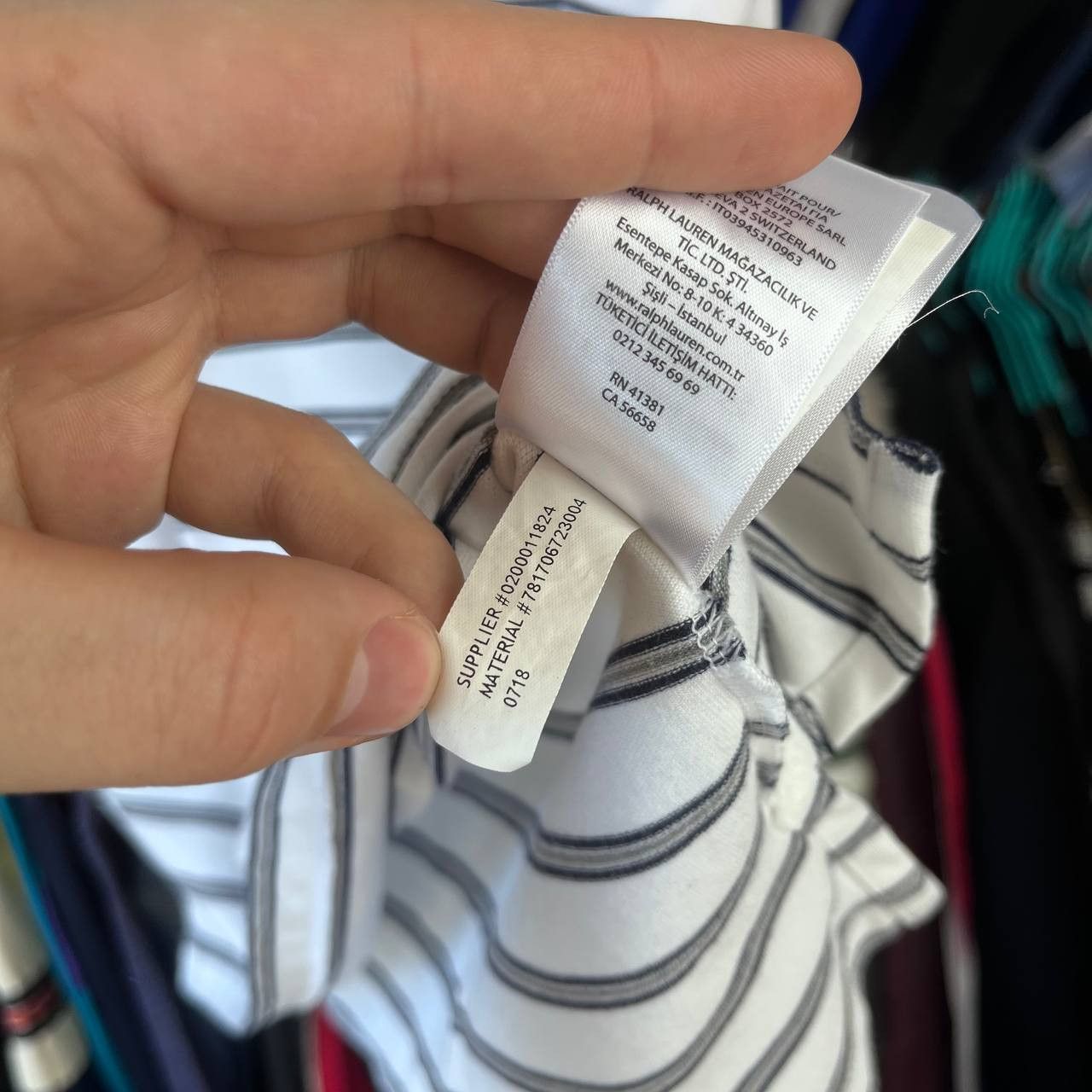 Polo Ralph Lauren Ralph Lauren Polo Golf White/Black Striped Polo Tshirt Size US L / EU 52-54 / 3 - 10 Thumbnail