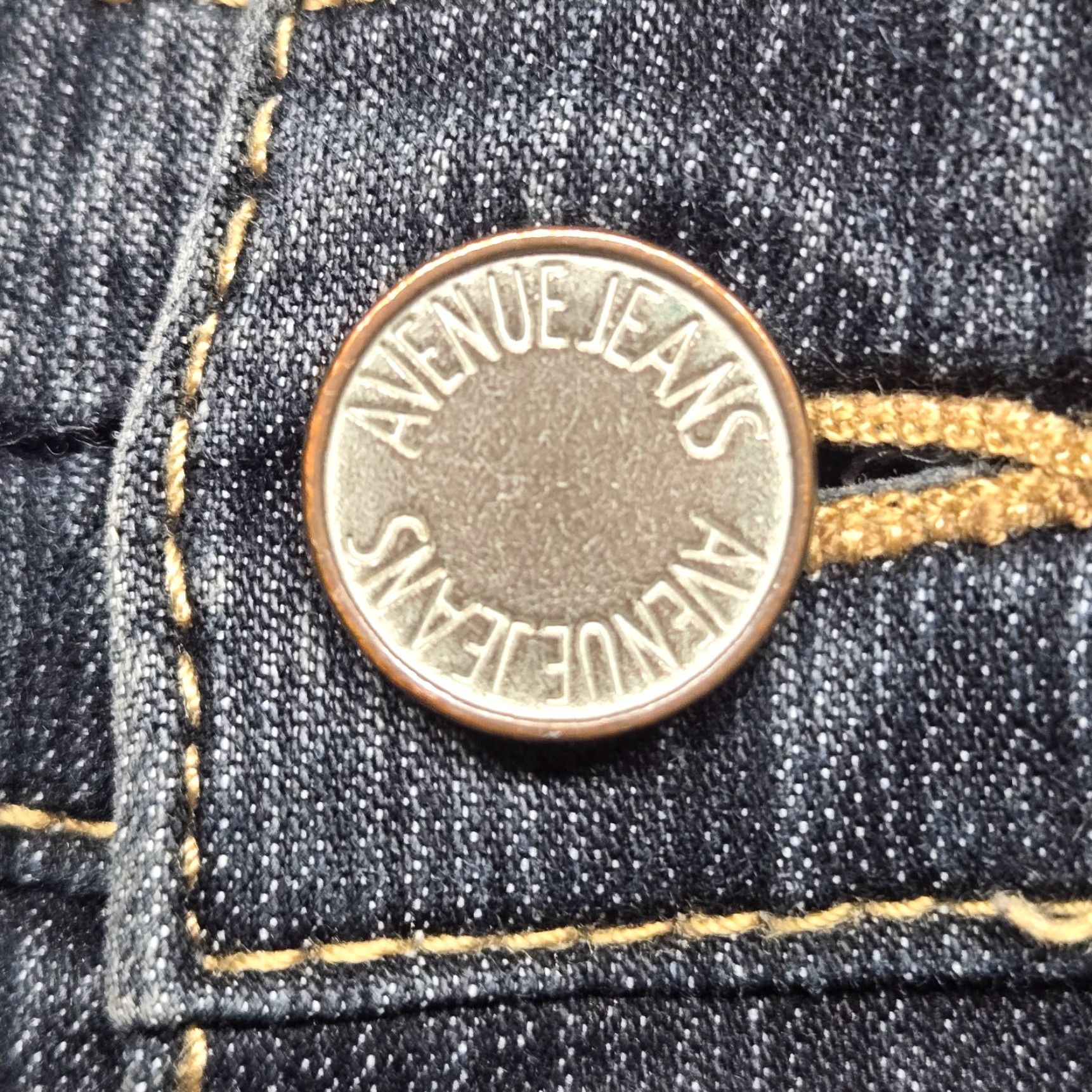 Lee Lee Jeans Women High Rise Bootcut Denim Pants Adult Size 16 Blue 5-Pocket Logo Zipper Button 90s USA Preppy Vintage: No Mens Womens Girls? Size 38" / US 16 / IT 52 - 4 Thumbnail