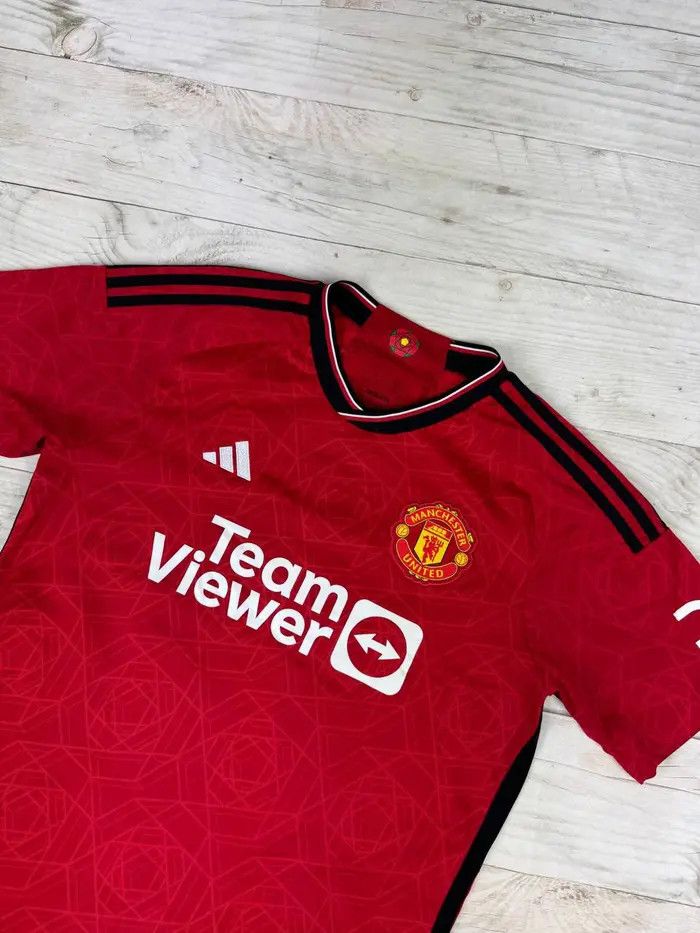 Adidas Adidas Manchester United 2023 2024 Rashford #10 Home Jersey Size US L / EU 52-54 / 3 - 4 Thumbnail