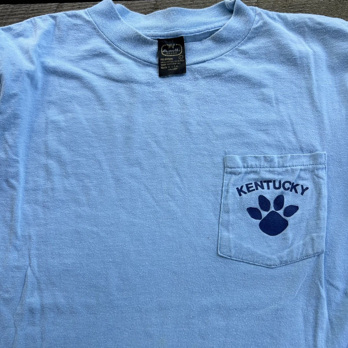 Vintage Vintage 70-80s Kentucky Wildcats Baby Blue Long Sleeve Shirt Size US S / EU 44-46 / 1 - 3 Thumbnail