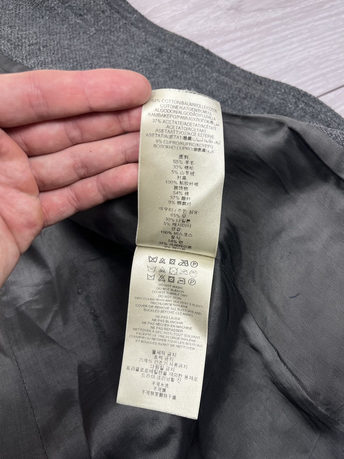 Burberry Burberry Brit Luxury Grey Wool Belted Coat Jacket Size XL / US 12-14 / IT 48-50 - 21 Thumbnail