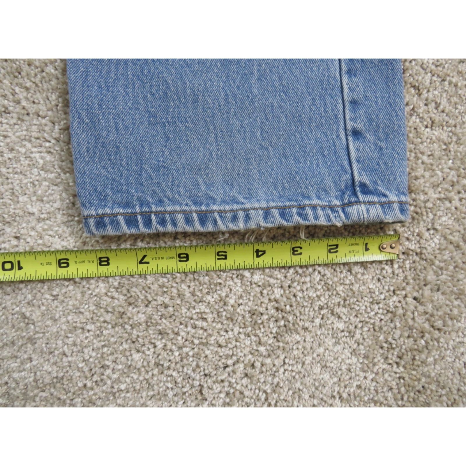 Levi's VINTAGE Levi's 501 Jeans 501 Series Straight Fit Button Fly Blue Size 36x31 Mens Size US 36 / EU 52 - 2 Thumbnail