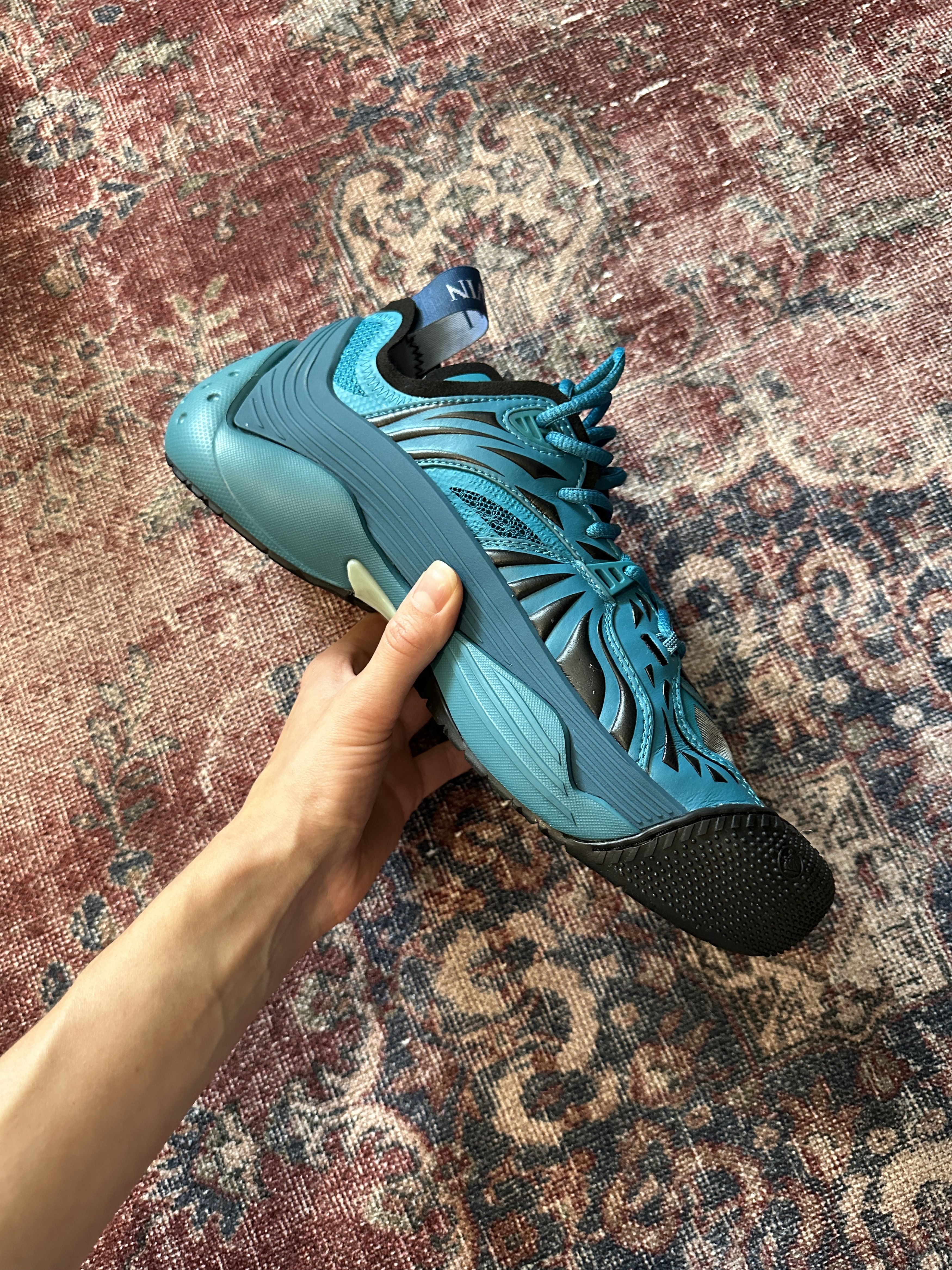 Lanvin LANVIN Flash X-Lace Blue Sneaker Size US 11 / EU 44 - 10 Thumbnail