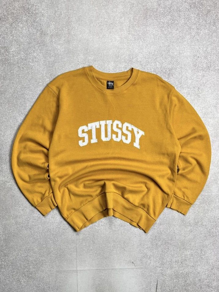 Other VINTAGE STUSSY YELLOW SPELLOUT BOXY SWEATSHIRT Y2K M Size US M / EU 48-50 / 2 - 1 Thumbnail