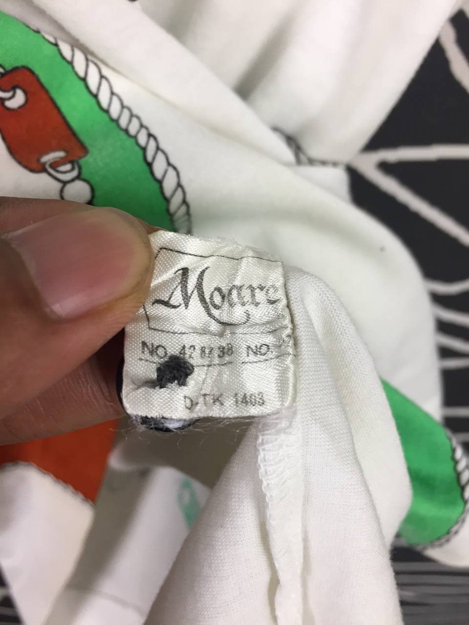 Japanese Brand Vtg 80s Moare Baroque Style All Over Print Luxury Polo Tee Size US M / EU 48-50 / 2 - 15 Thumbnail