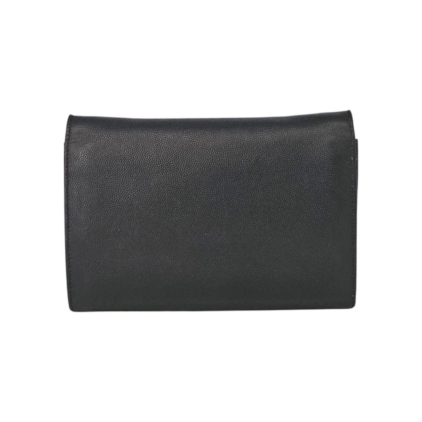 Tom Ford Aube Black Leather Crossbody Clutch Wallet Bag Black - $1800 Size ONE SIZE - 2 Thumbnail