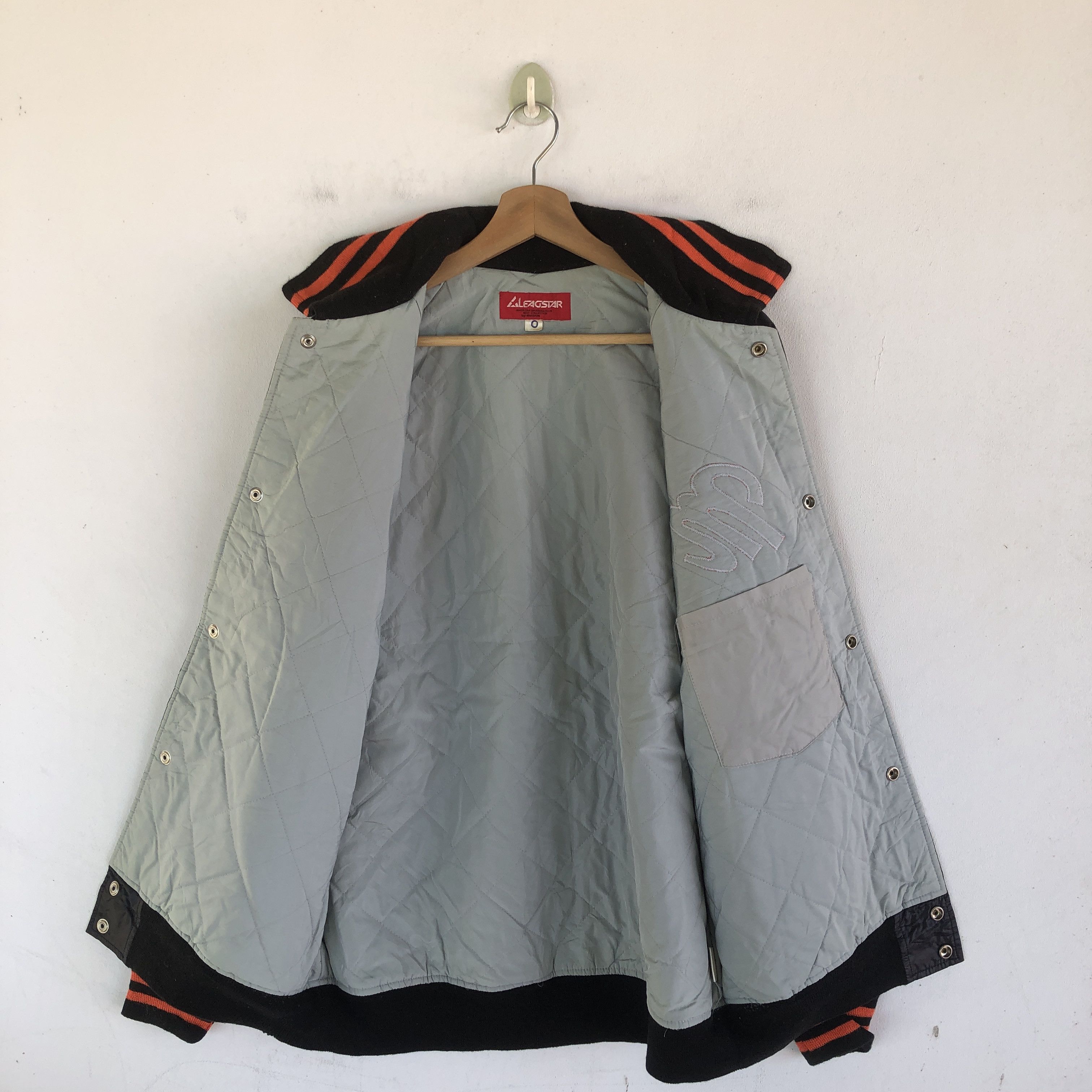 Japanese Brand × Vintage Vintage Japanese Leagstar Baseball Jacket Varsity Jacket Size US L / EU 52-54 / 3 - 8 Thumbnail