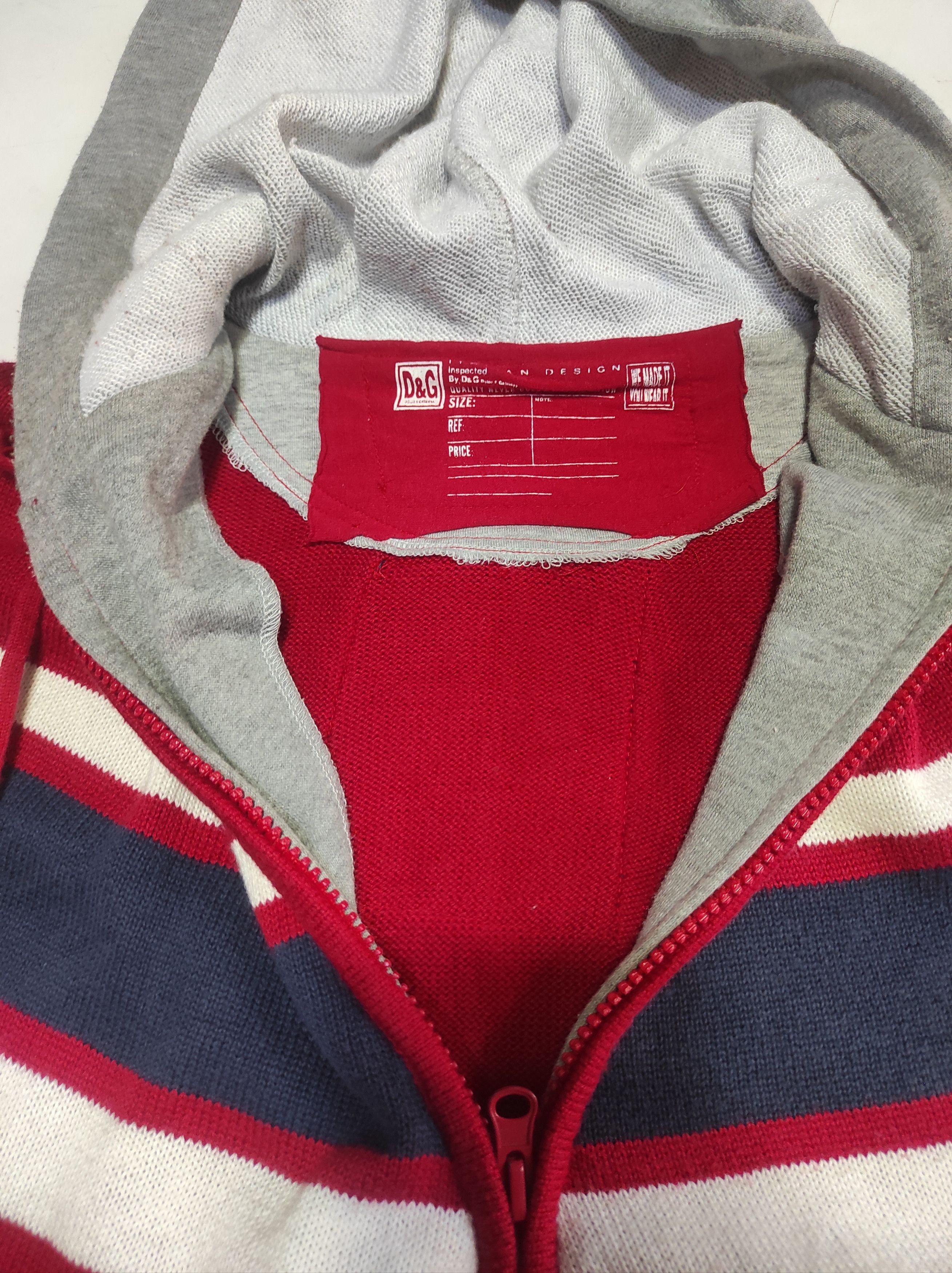 Dolce & Gabbana Beautiful Dolce & Gabbana Knitted Hoodie Vintage Rare Size US L / EU 52-54 / 3 - 4 Thumbnail