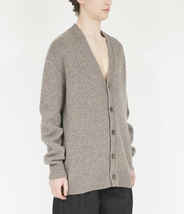 Maison Margiela o1bcso1str0526 Wool Cardigan in Grey Size US L / EU 52-54 / 3 - 2 Thumbnail