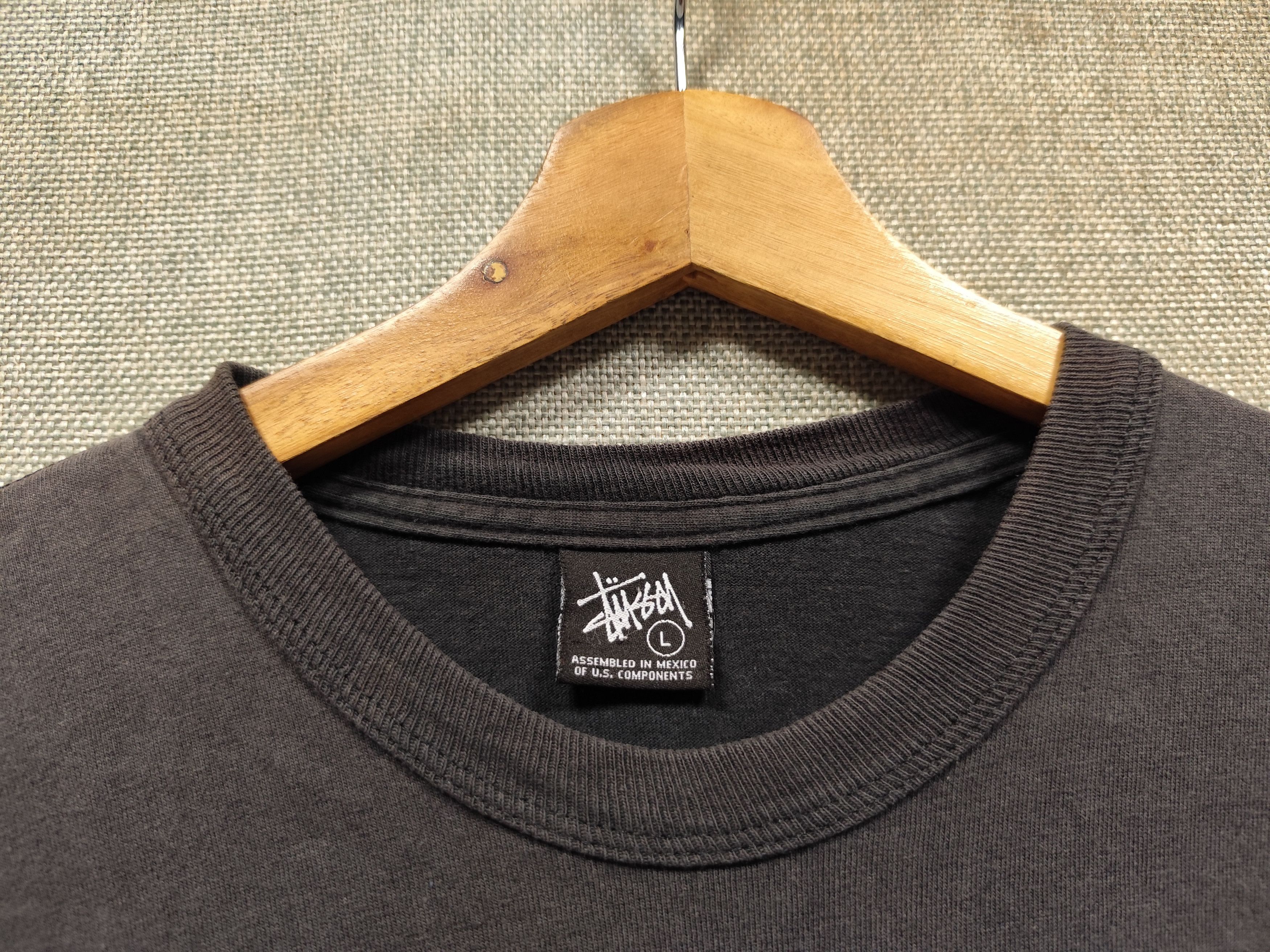 Stussy t shirt long sleeve stussy big logo very rare Size US L / EU 52-54 / 3 - 5 Thumbnail