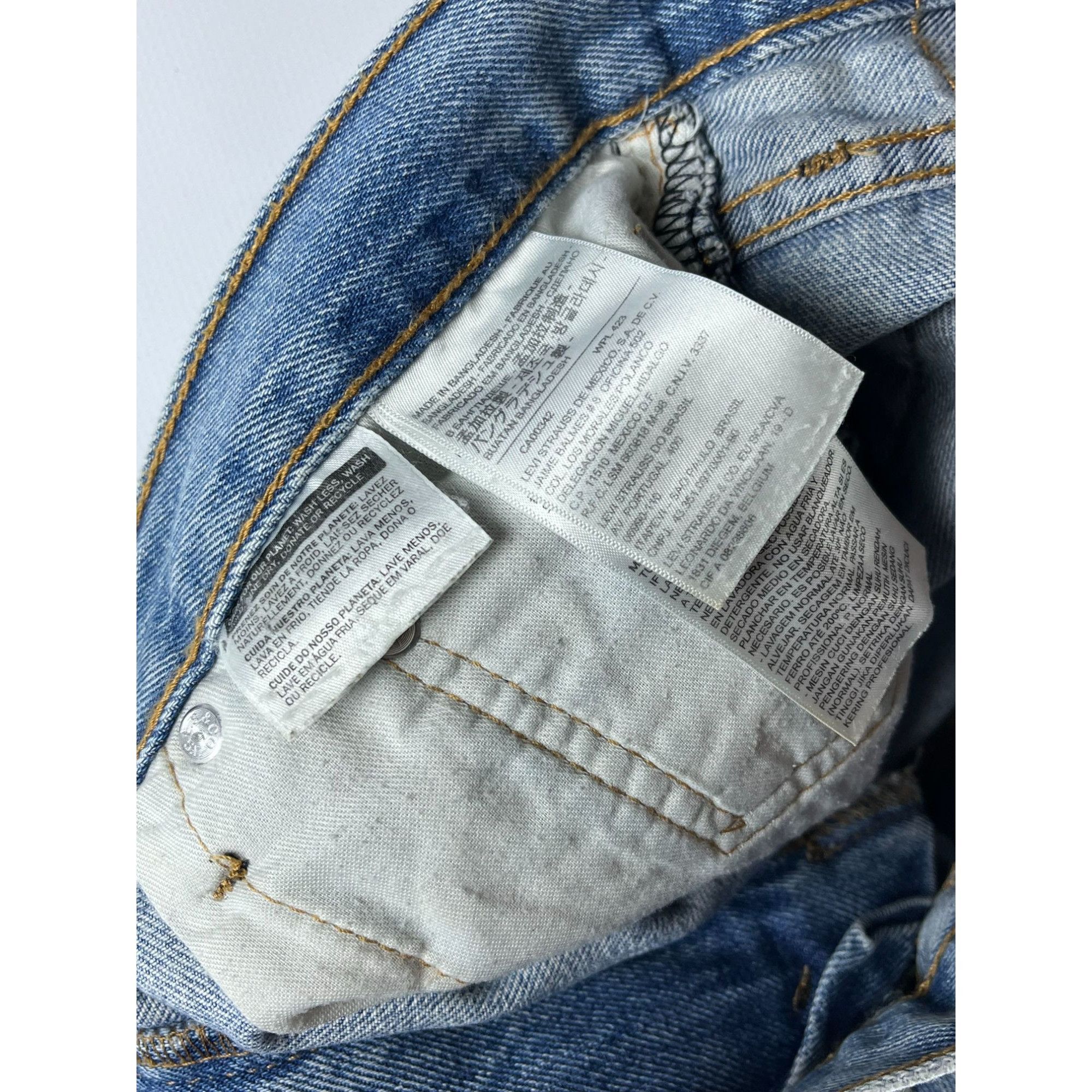 Levi's × Vintage Levis 505 Mens Vintage Blue Denim Jeans W33 L30 Straight Leg Size US 30 / EU 46 - 4 Thumbnail