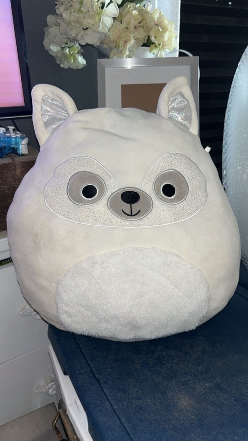 Other Squishmallow White & Gray Raccoon Stuffed Animal One Size Size ONE SIZE - 1 Thumbnail