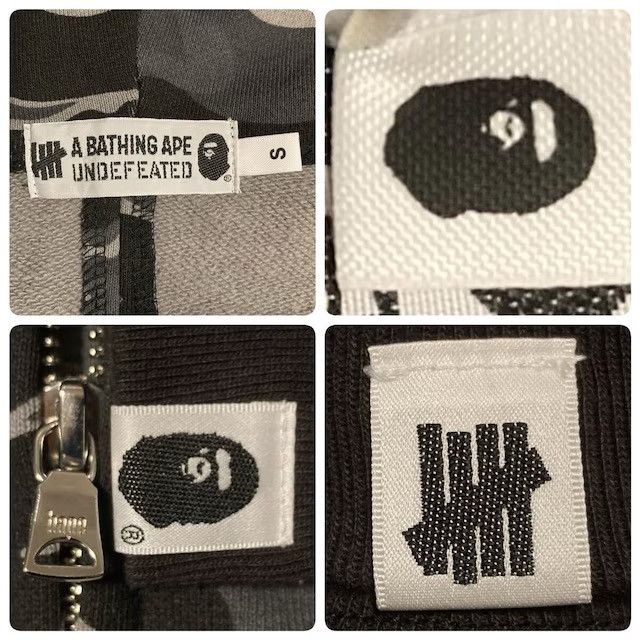 Bape × Undefeated BAPE × Undefeated Tiger Shark Full Zip Hoodie a bathing ape Size US S / EU 44-46 / 1 - 7 Thumbnail