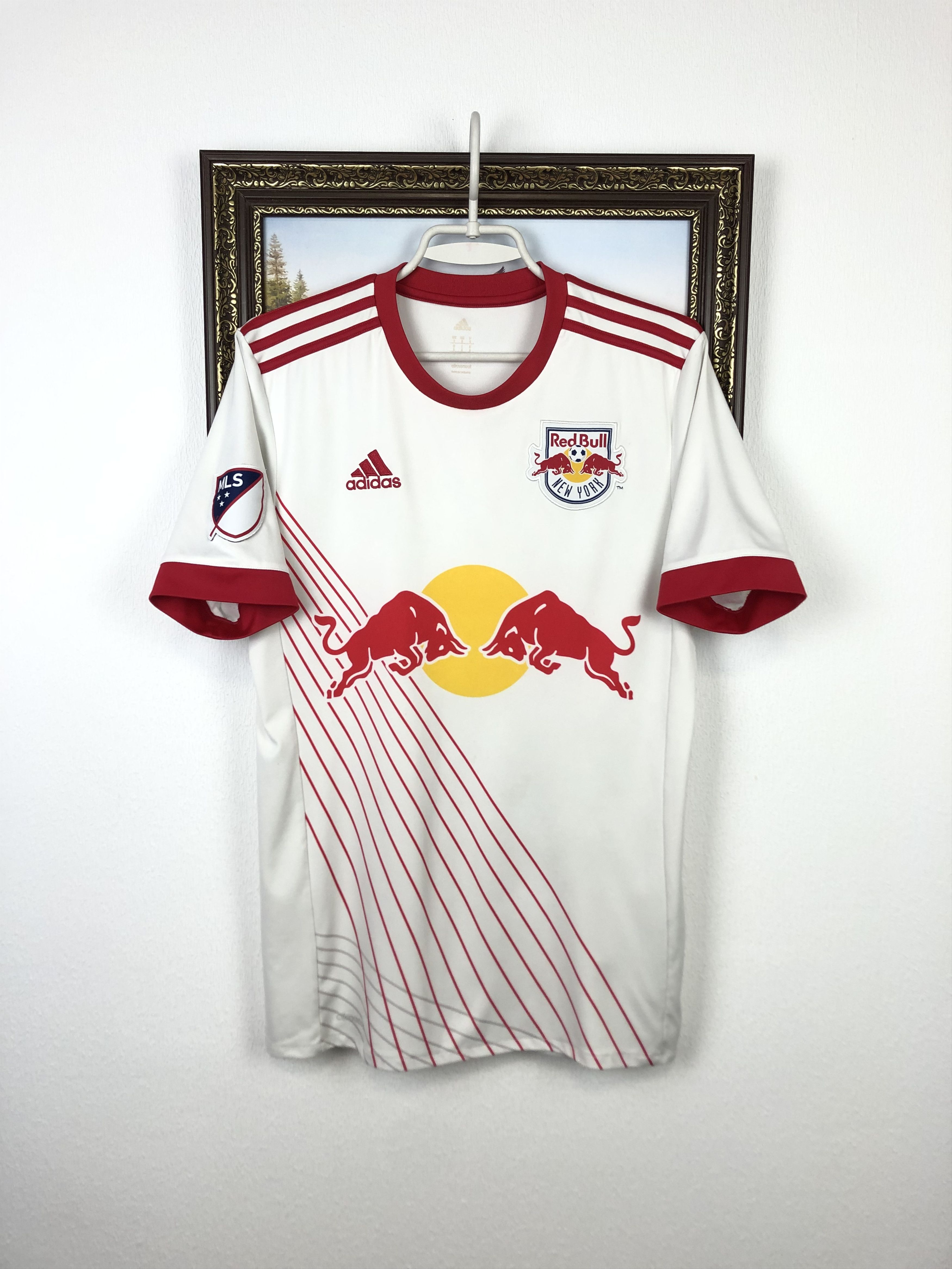 Adidas New York Red Bulls football shirt Soccer Adidas Tee Hype Size US S / EU 44-46 / 1 - 1 Thumbnail