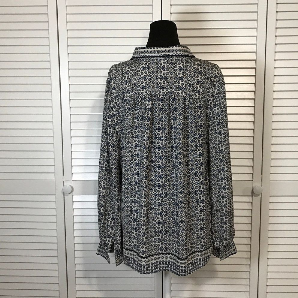 Other Max Studio Boho Scarf Print Geometric Career Tunic L Size L / US 10 / IT 46 - 3 Thumbnail